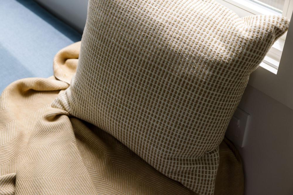 Akobo Handwoven Ethiopian Cotton Throw Pillow