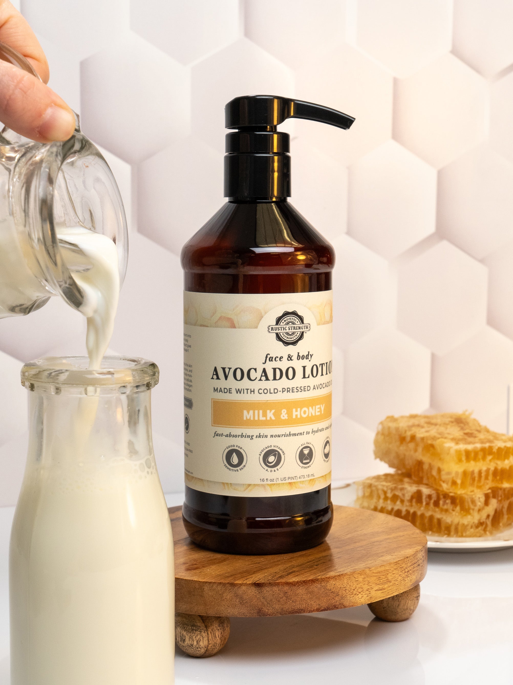 Avocado Lotion | Milk & Honey by Rustic Strength