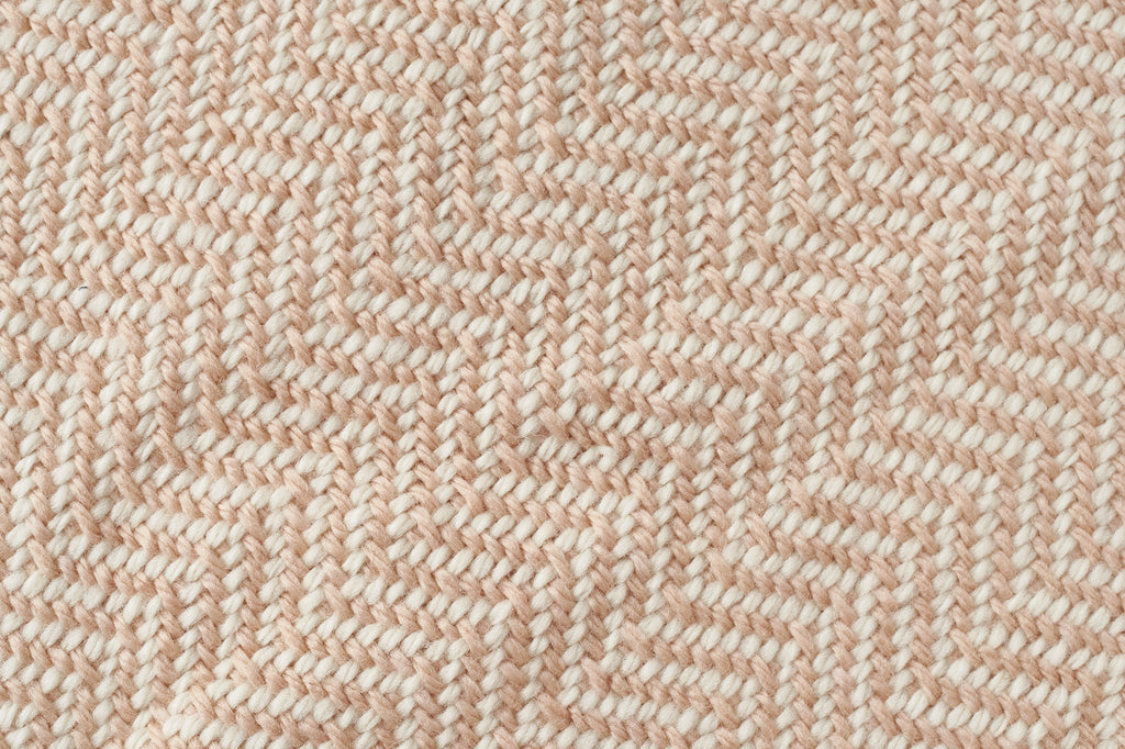 Chevron Pattern Soft Wool Throw Size Blanket by American Blossom Linens