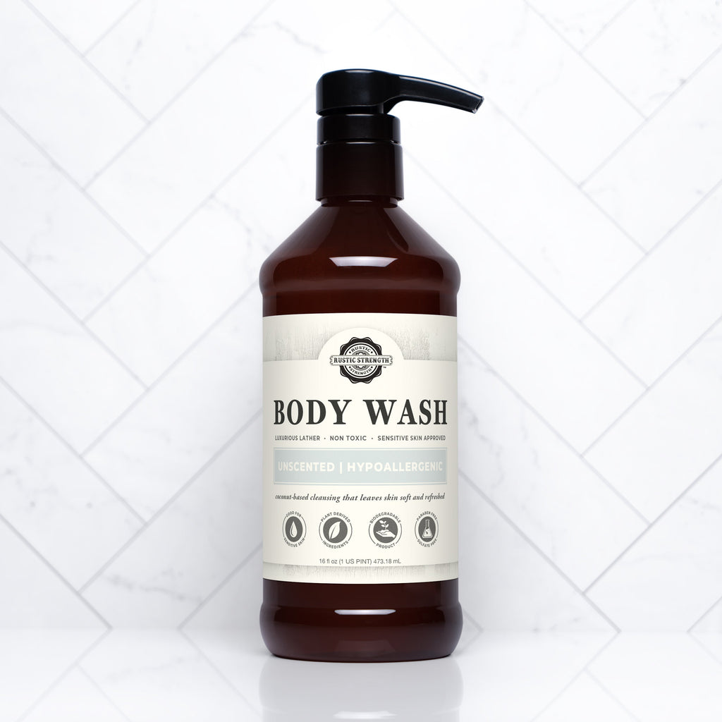 Moisturizing Body Wash | Unscented  by Rustic Strength