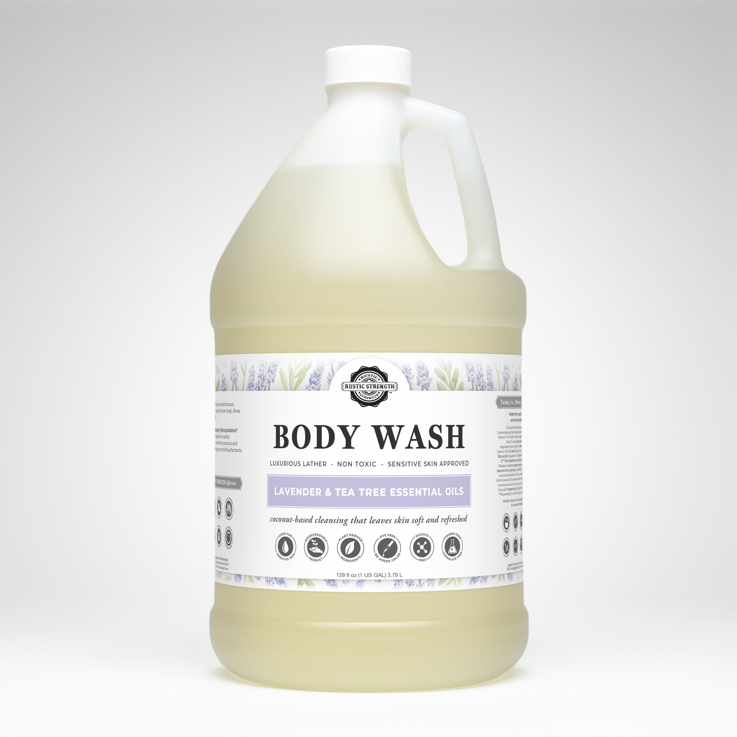 Moisturizing Body Wash | Lavender & Tea Tree by Rustic Strength
