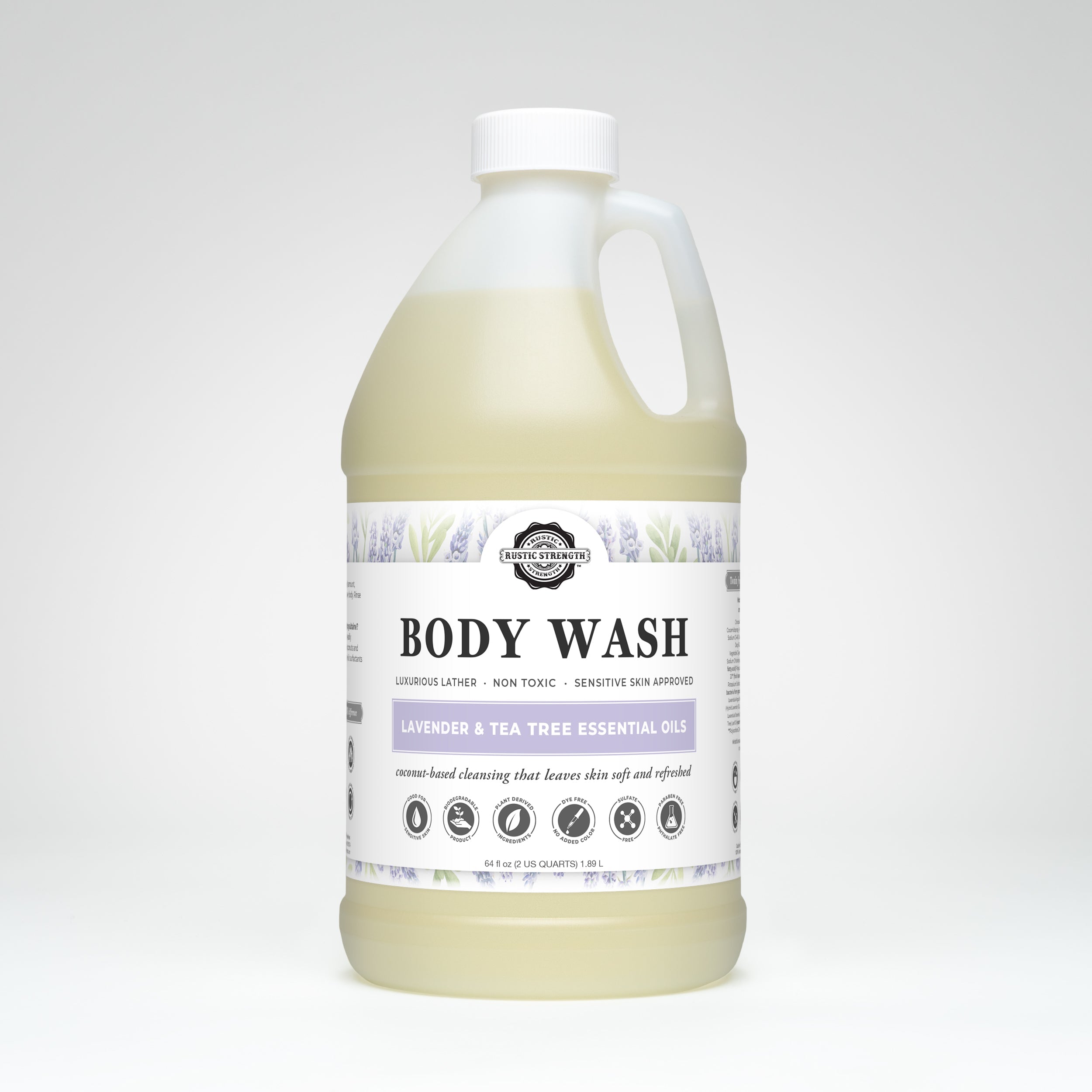 Moisturizing Body Wash | Lavender & Tea Tree by Rustic Strength