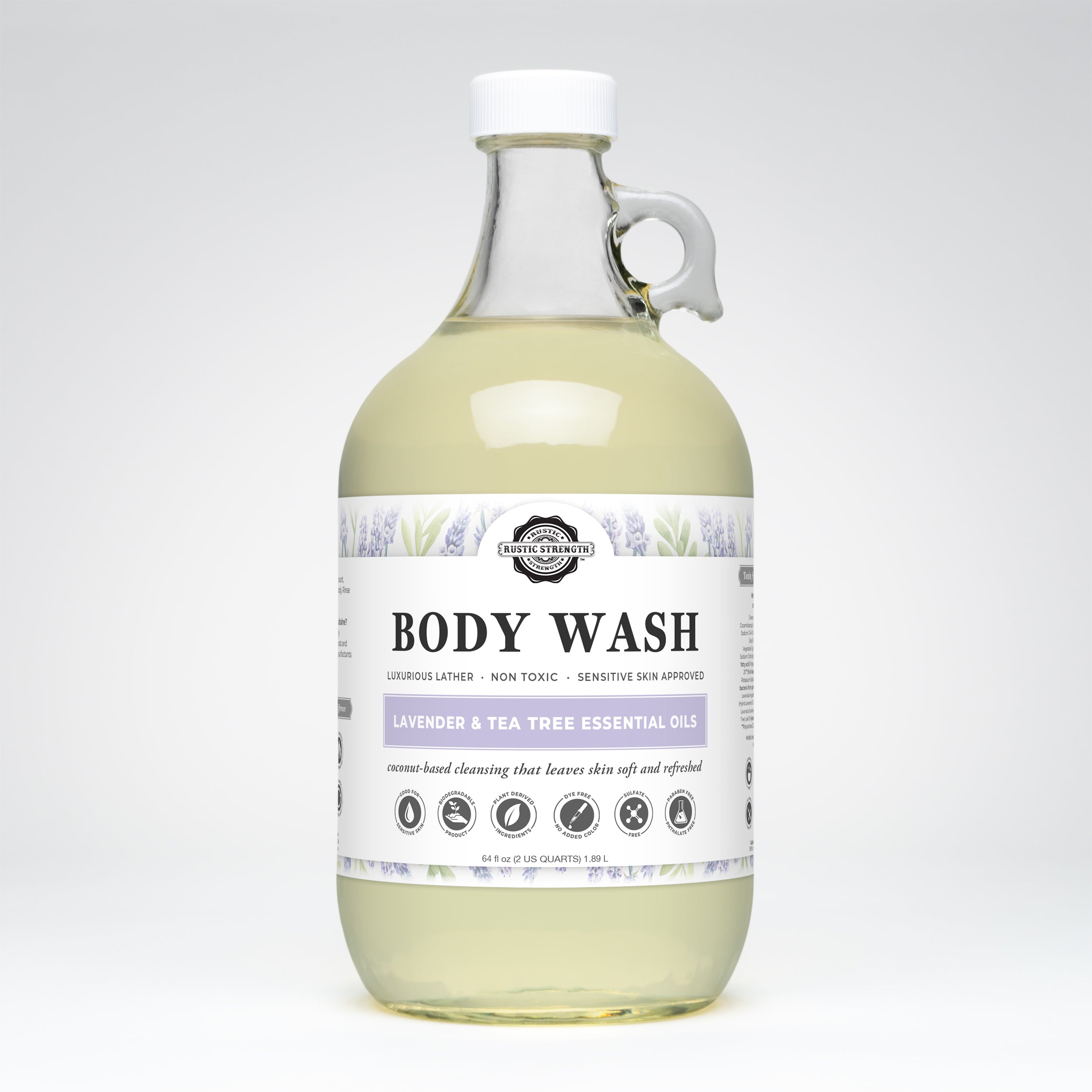 Moisturizing Body Wash | Lavender & Tea Tree by Rustic Strength