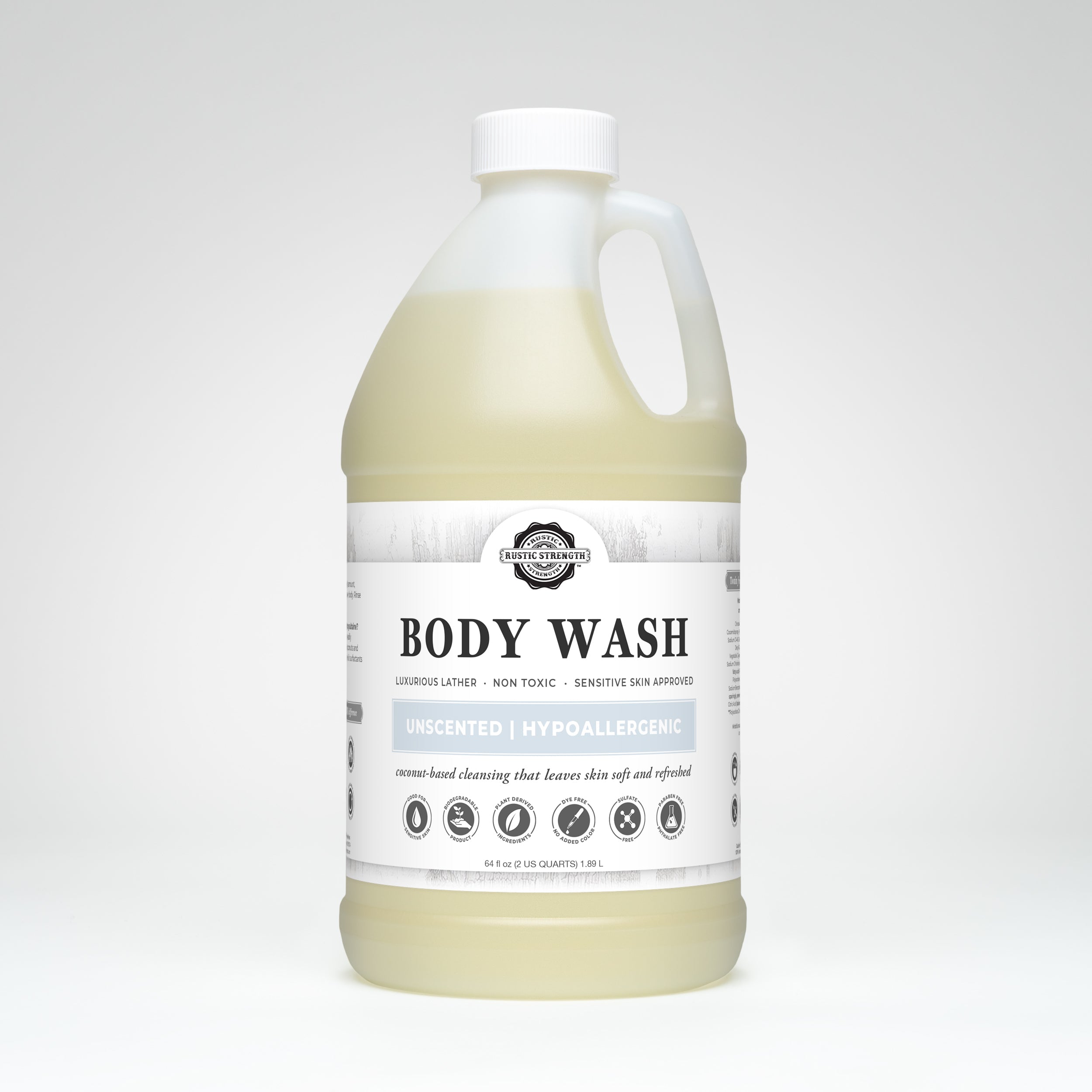 Moisturizing Body Wash | Unscented  by Rustic Strength