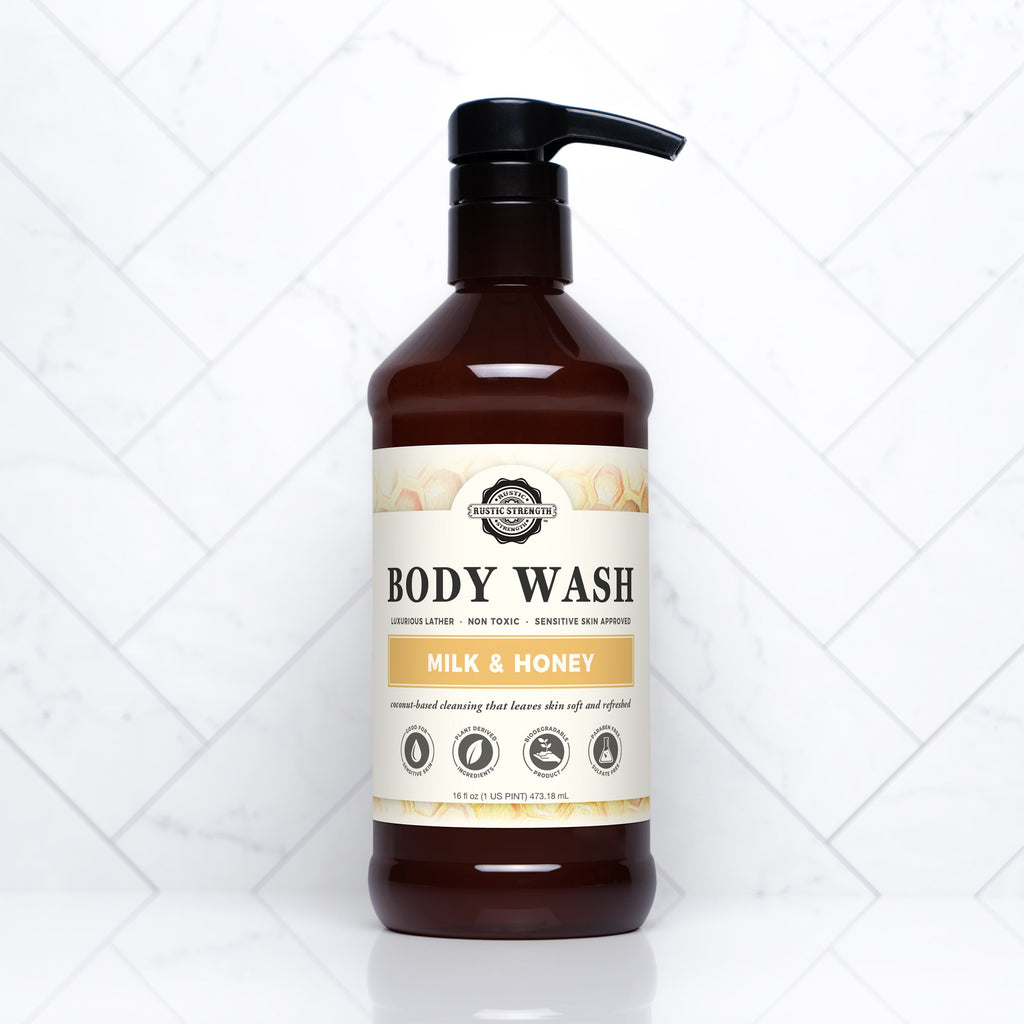 Moisturizing Body Wash | Milk & Honey  by Rustic Strength