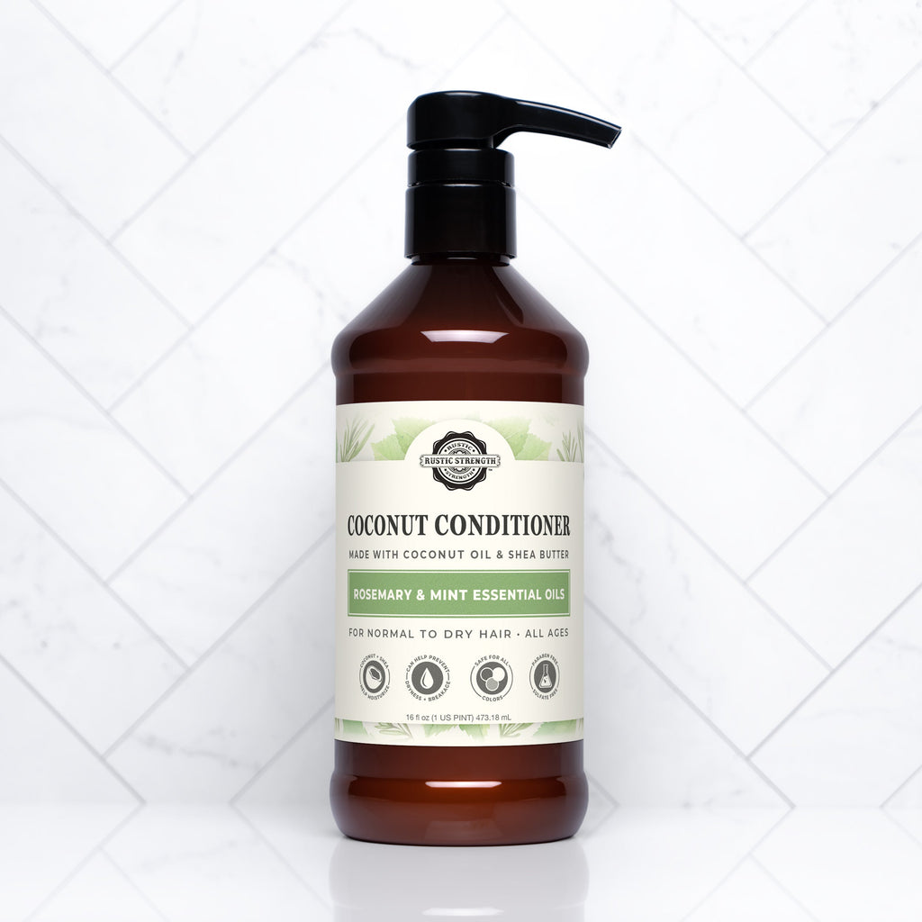 Coconut Conditioner | Rosemary & Mint by Rustic Strength by Rustic Strength