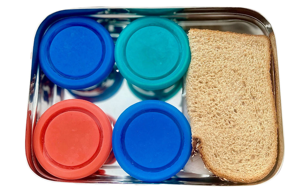 Stainless Steel Bento Snack Box for On-the-Go