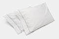 Cotton Bed Pillowcases with Classic Piping Design by American Blossom Linens