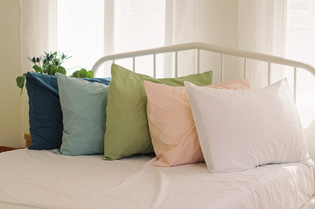 Crinkle Percale Organic Cotton Duvet Cover Set + Shams by Nest Bedding®