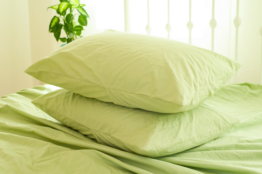 Crinkle Percale Organic Cotton Duvet Cover Set + Shams by Nest Bedding®