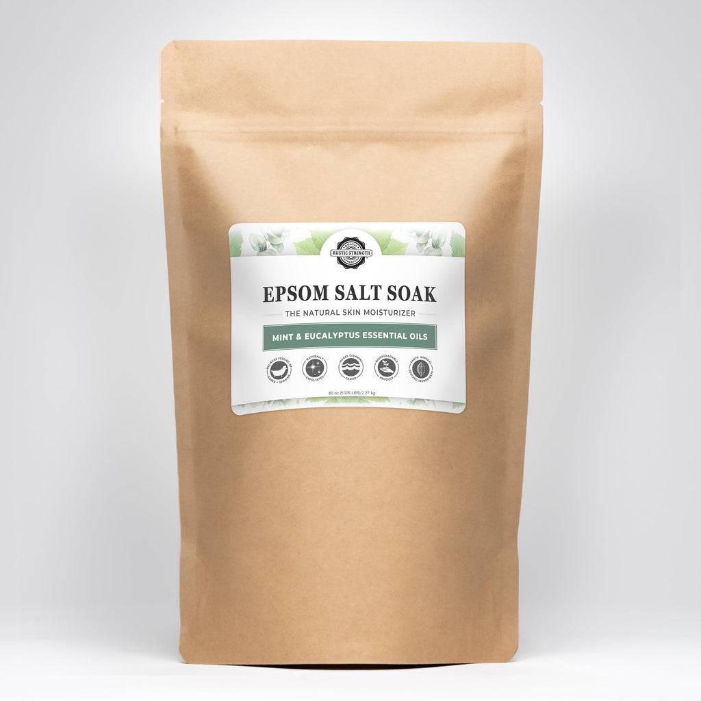 Epsom Salt Soak | Mint & Eucalyptus by Rustic Strength