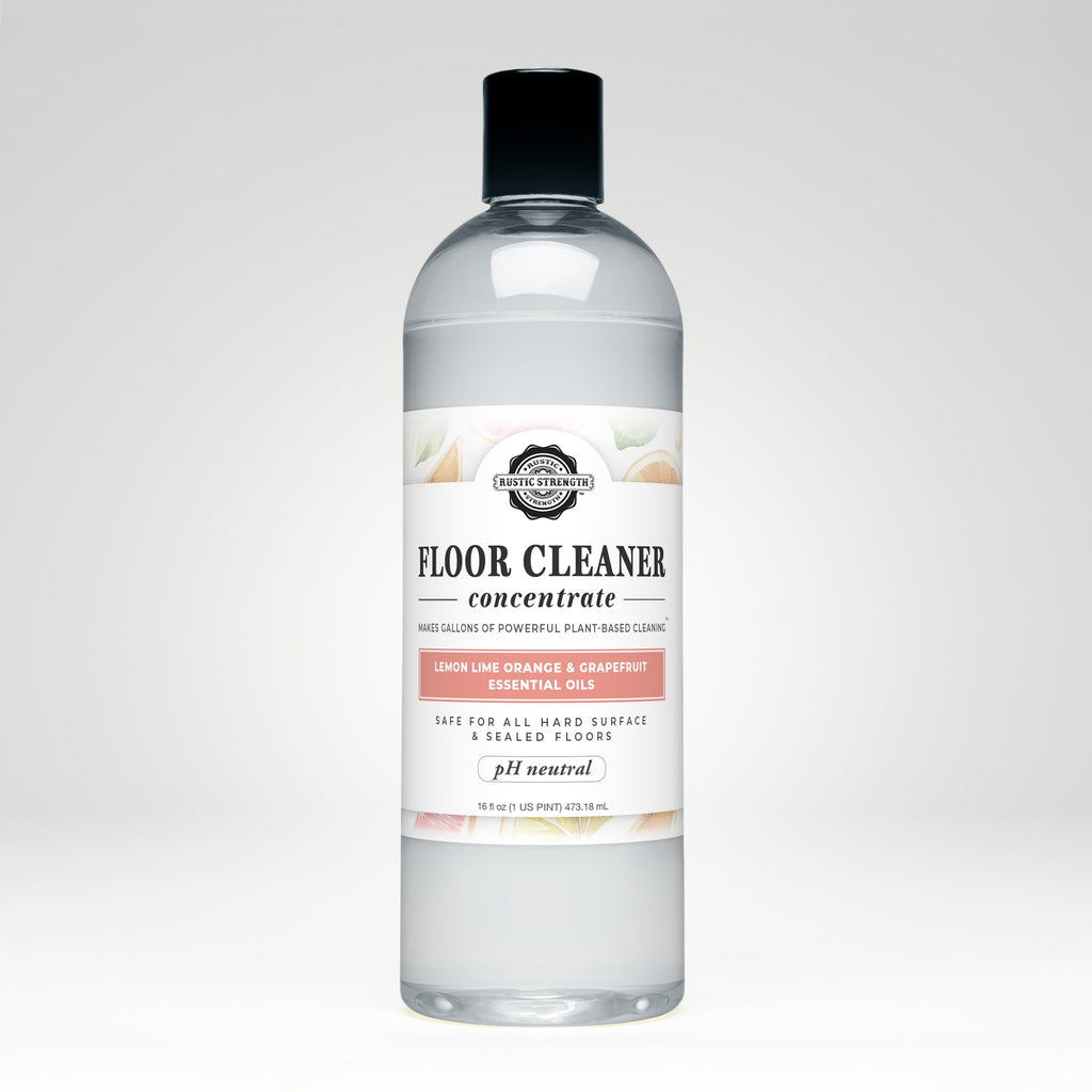 Floor Cleaner Concentrate | Lemon, Lime, Orange & Grapefruit,  by Rustic Strength