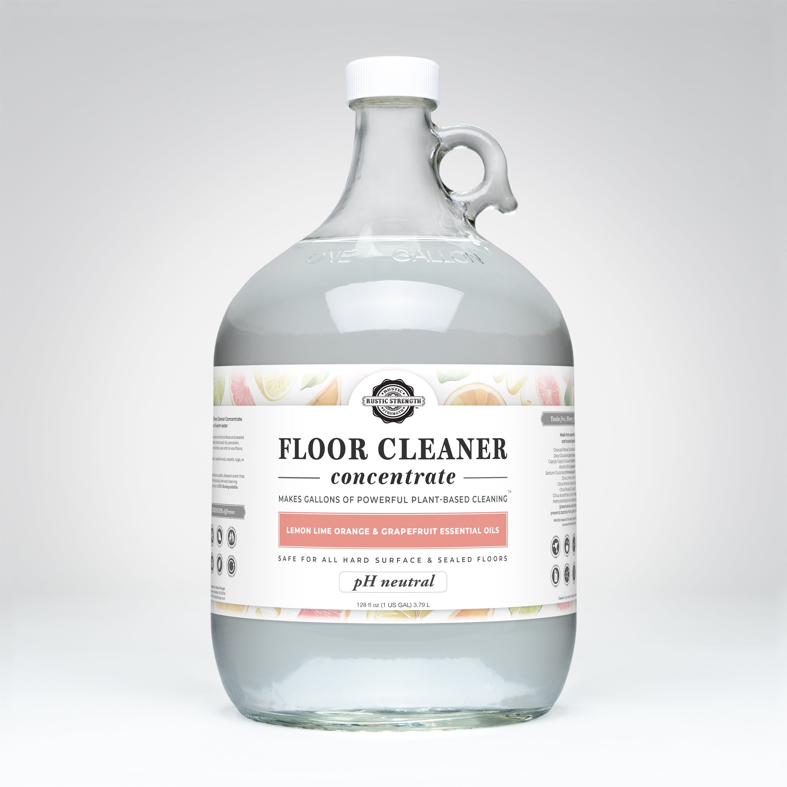 Floor Cleaner Concentrate | Lemon, Lime, Orange & Grapefruit,  by Rustic Strength