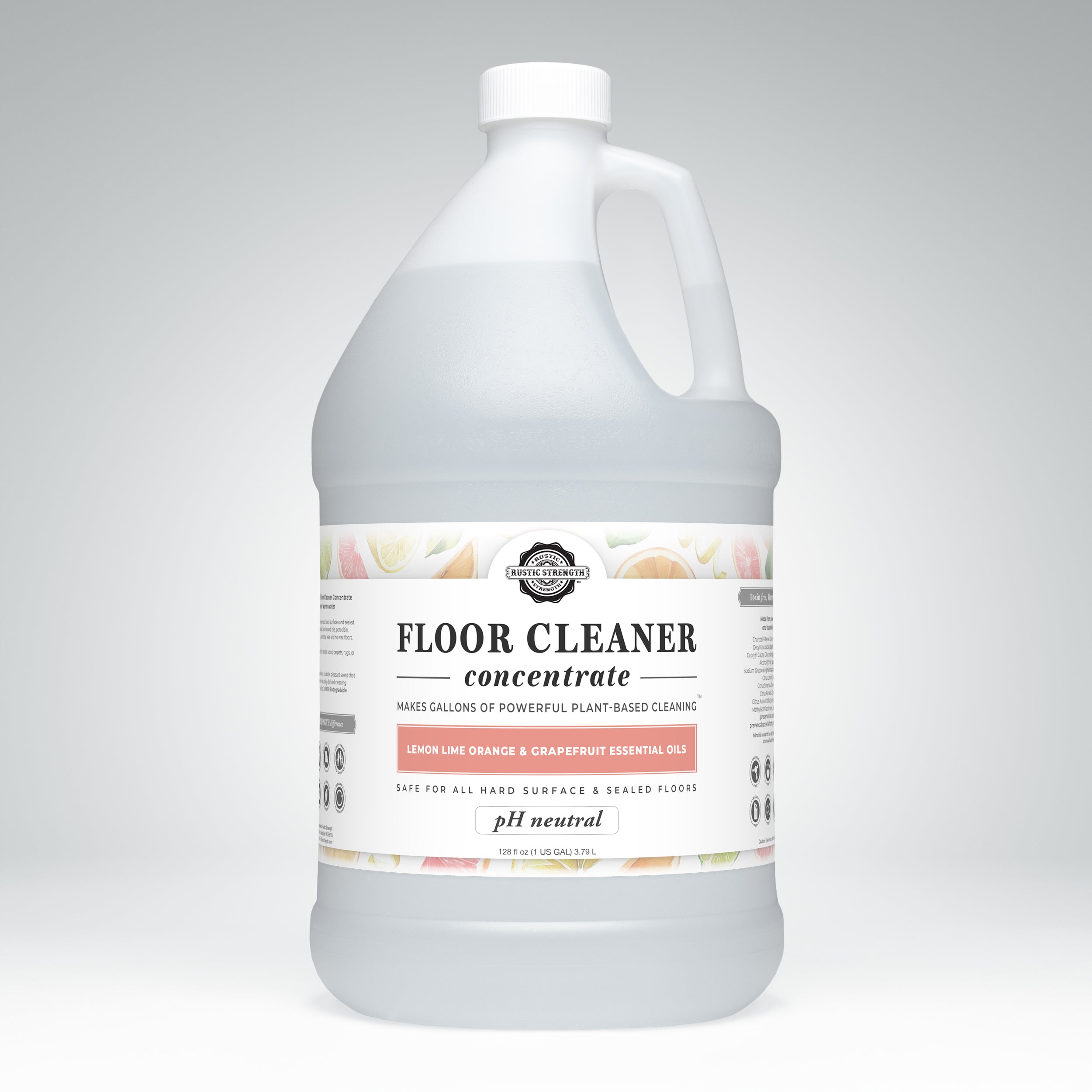 Floor Cleaner Concentrate | Lemon, Lime, Orange & Grapefruit,  by Rustic Strength