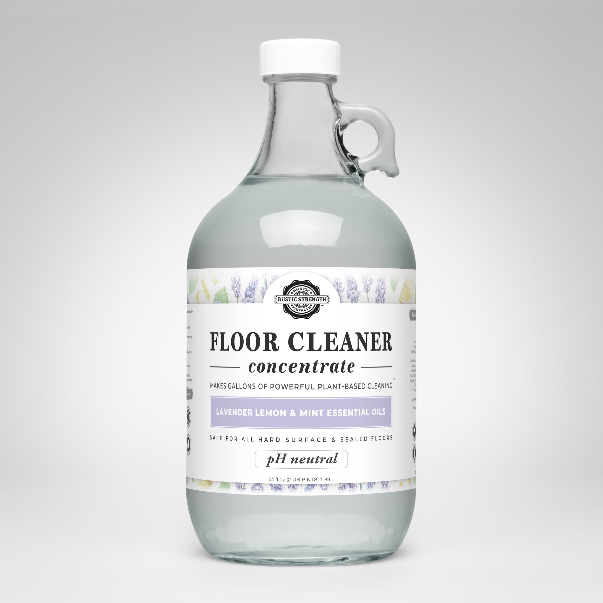 Floor Cleaner Concentrate | Lavender, Lemon & Mint by Rustic Strength