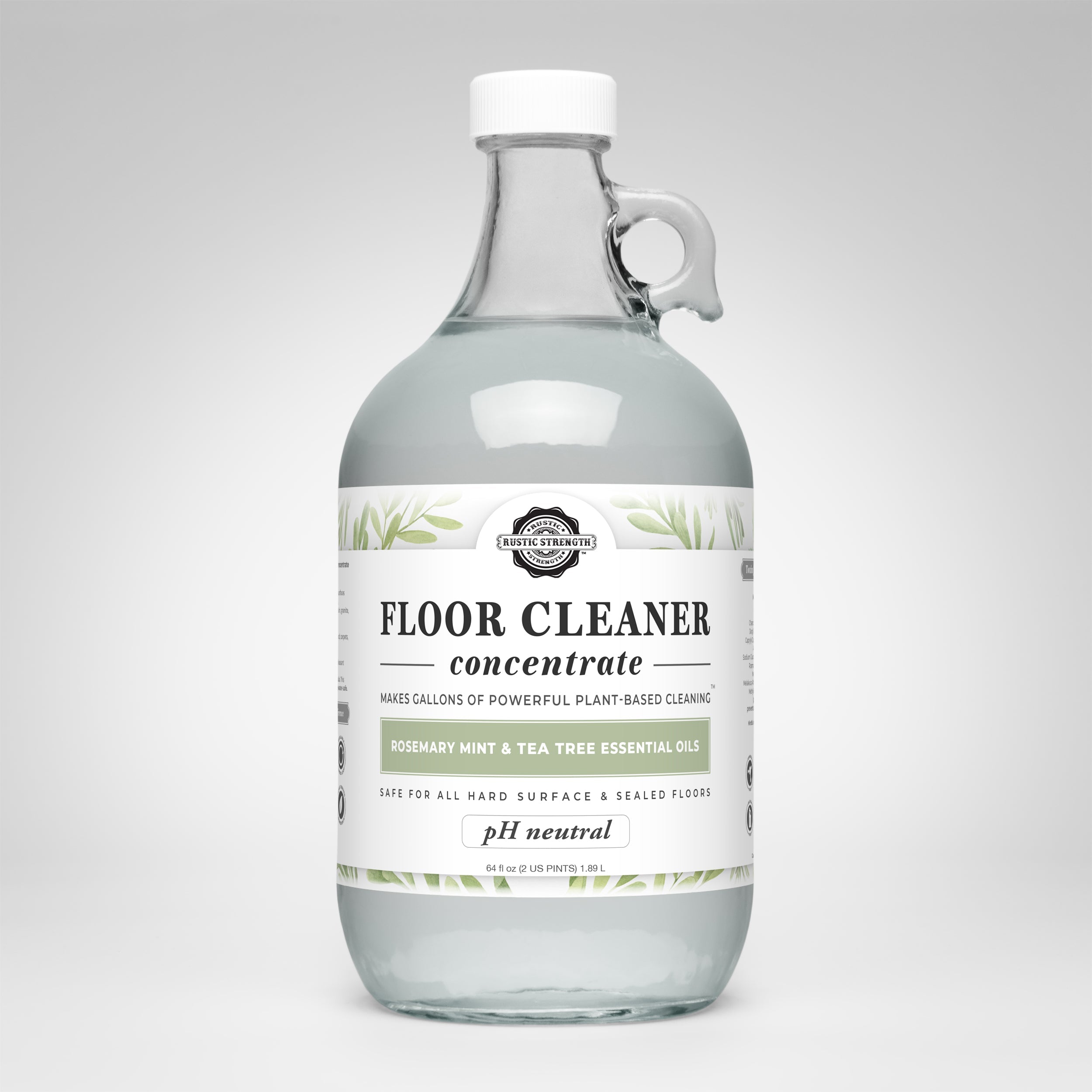 Floor Cleaner Concentrate | Rosemary, Mint & Tea Tree by Rustic Strength