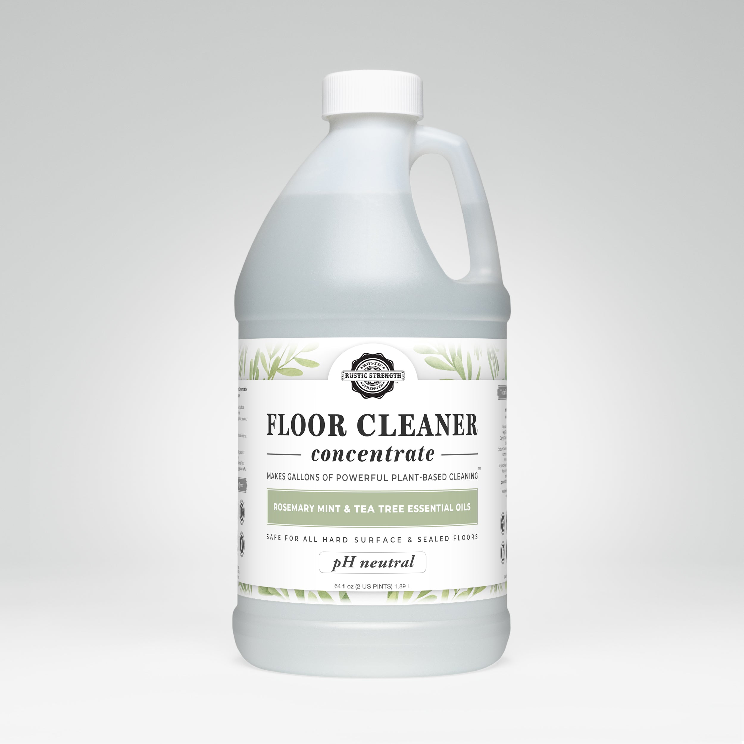 Floor Cleaner Concentrate | Rosemary, Mint & Tea Tree by Rustic Strength