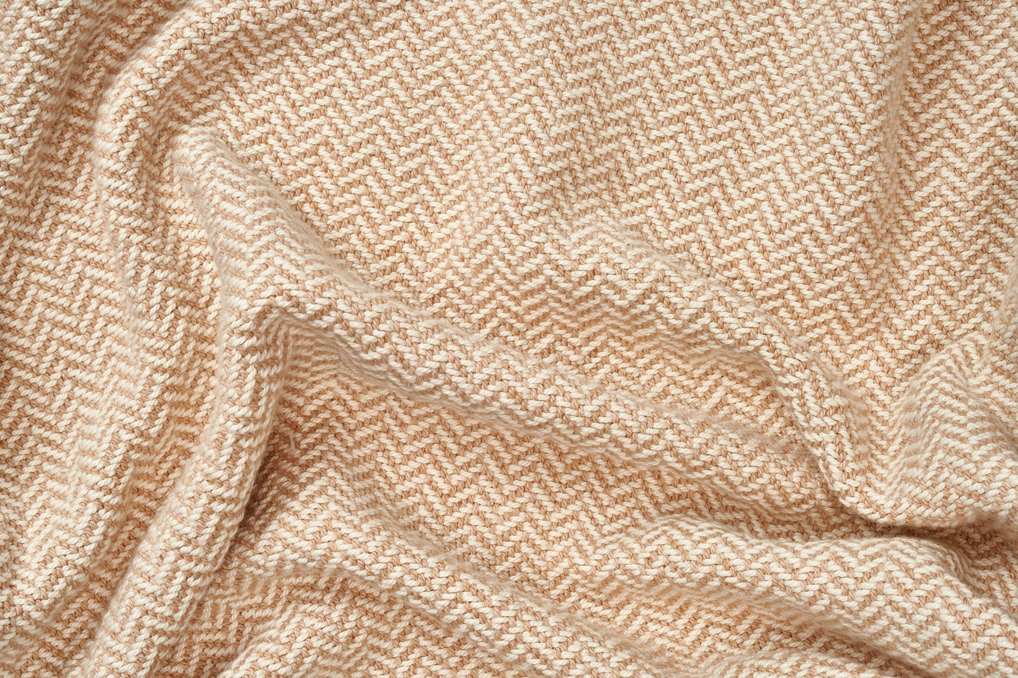 Herringbone Weave Cotton Blanket