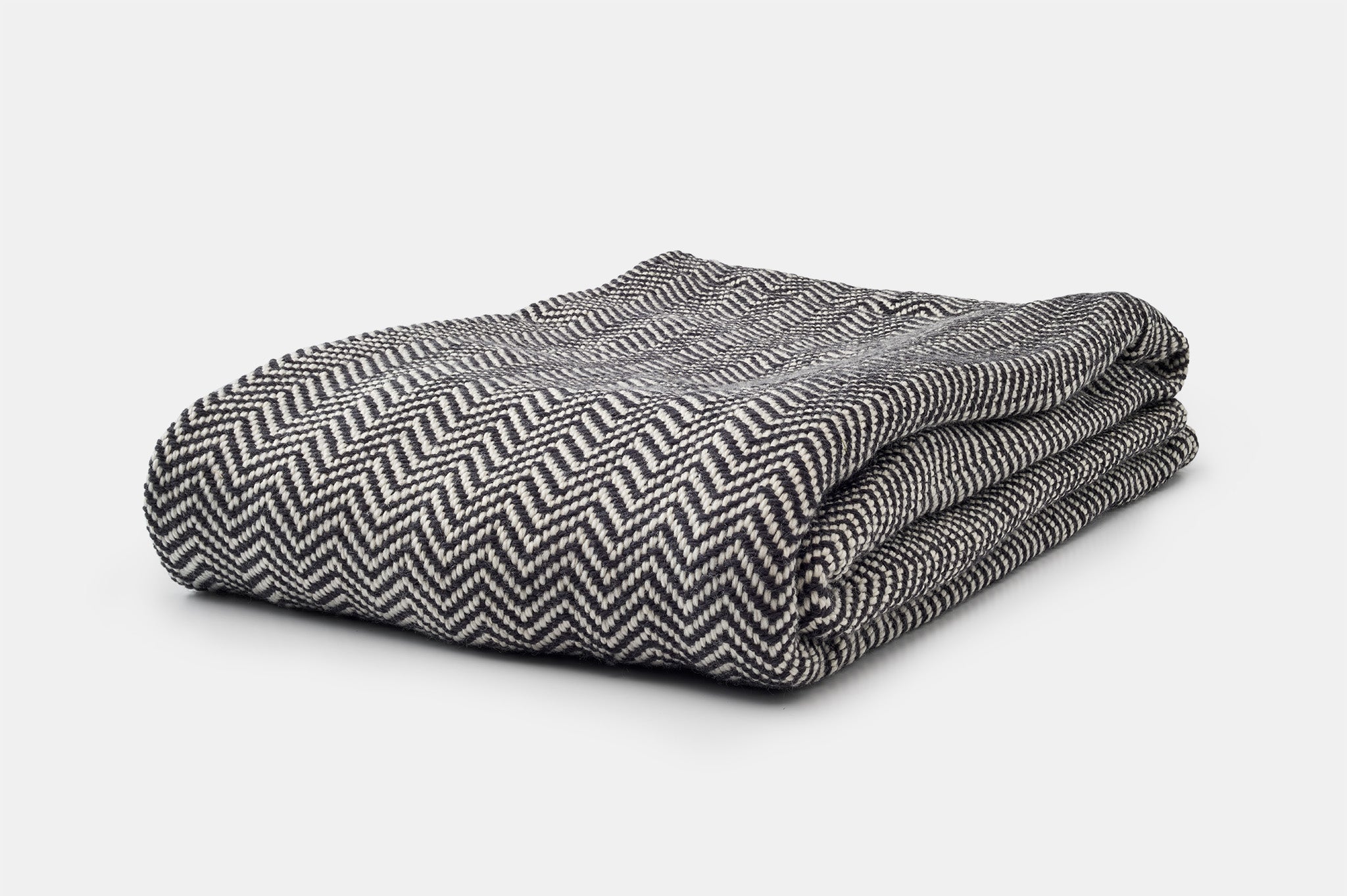 Chevron Pattern Soft Wool Throw Size Blanket