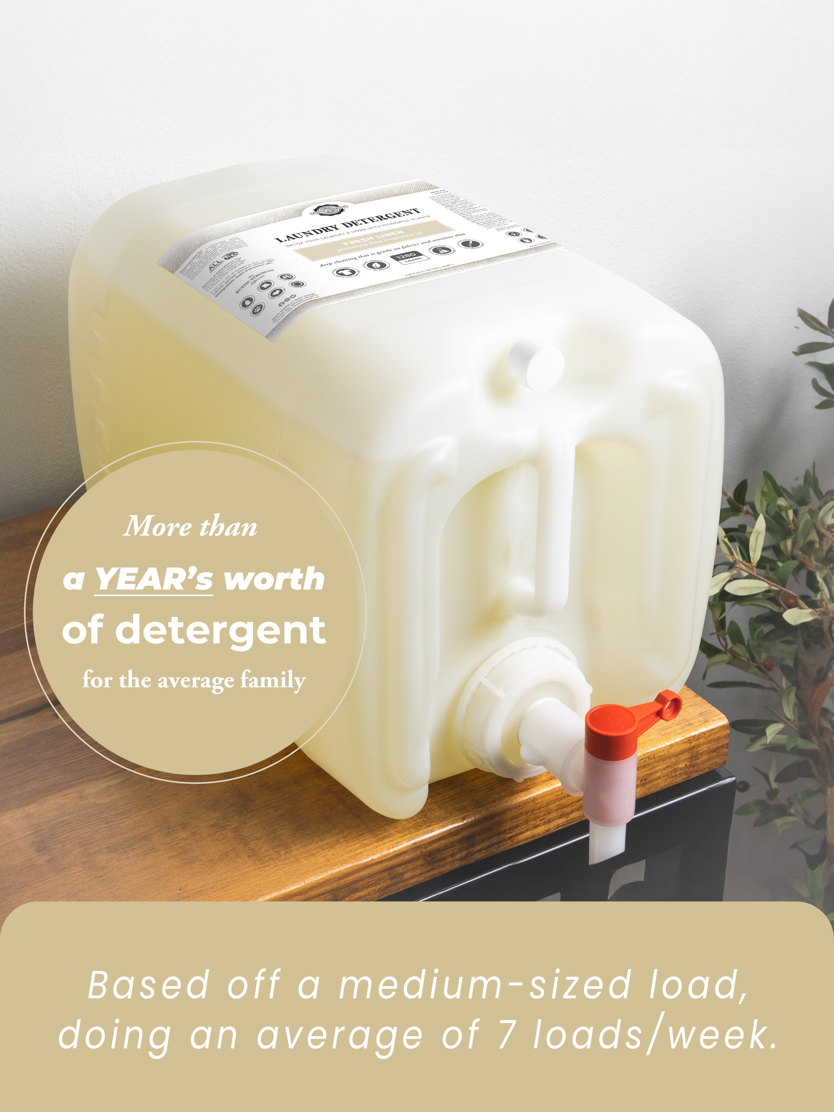 Laundry Detergent | Fresh Linen by Rustic Strength