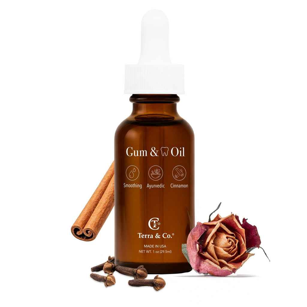Limited Edition Cinnamon Gum & Tooth Oil – Advanced Gum Care & Enamel Support by Terra & Co.