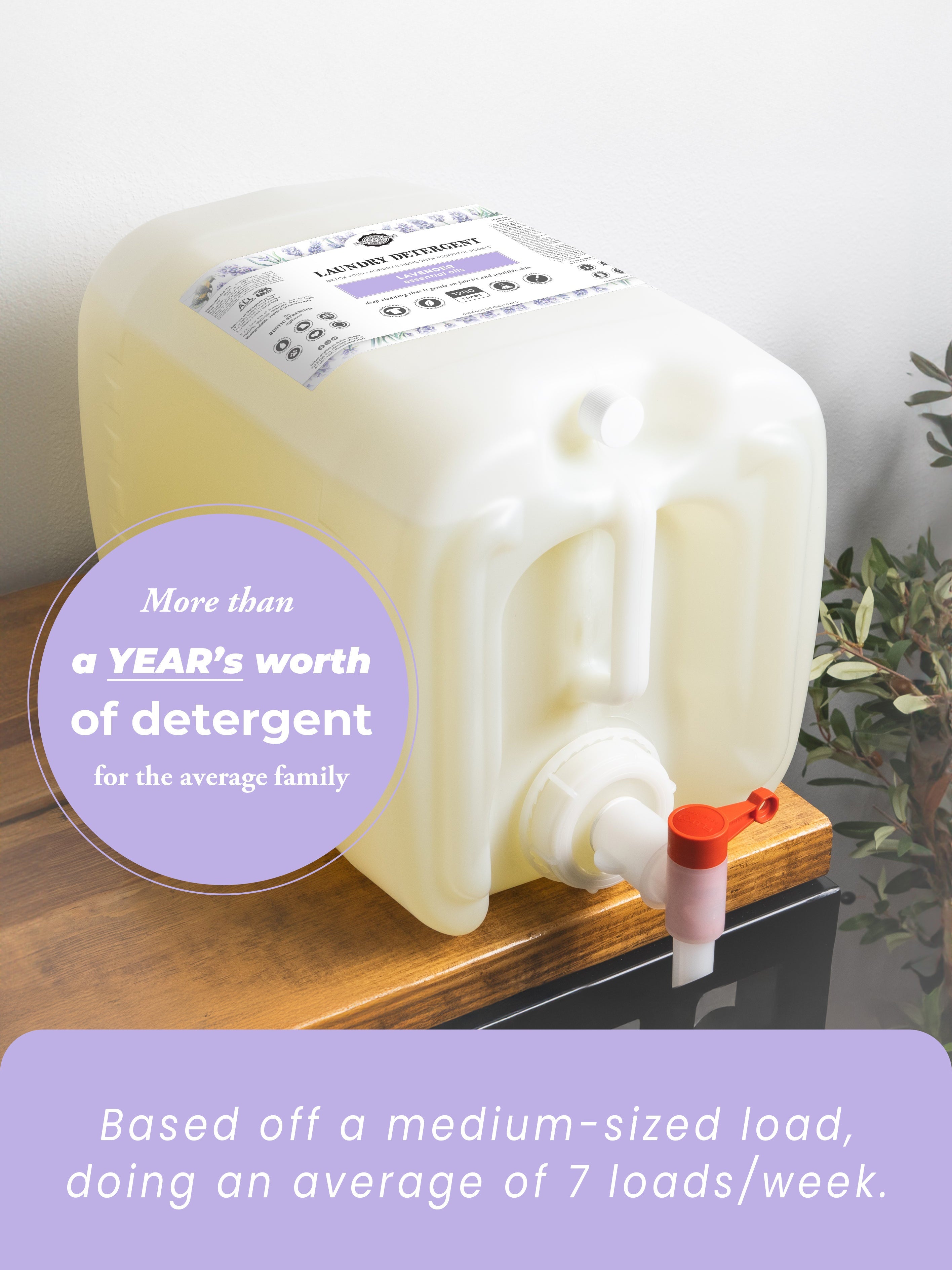 Laundry Detergent | Lavender by Rustic Strength