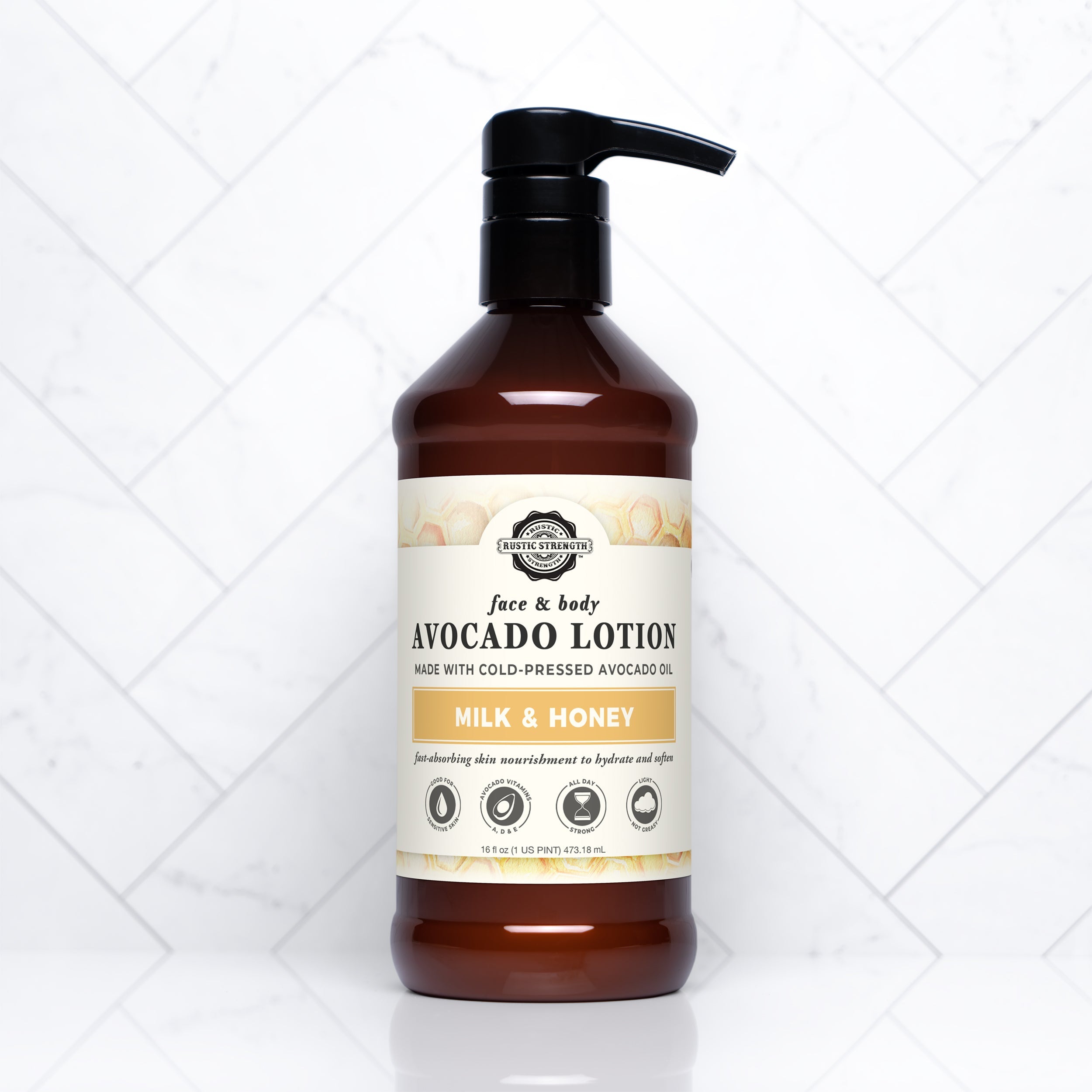 Avocado Lotion | Milk & Honey by Rustic Strength