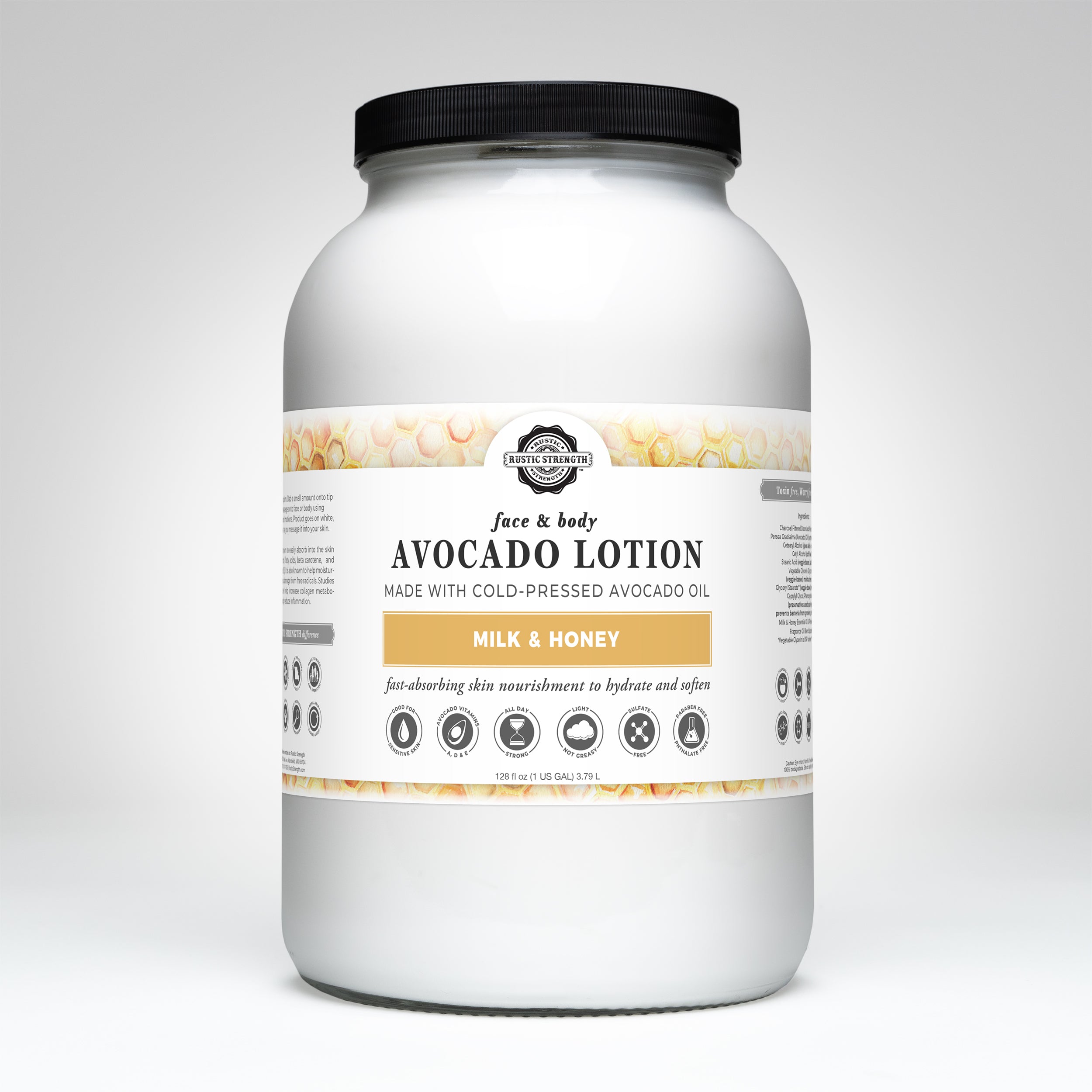 Avocado Lotion | Milk & Honey by Rustic Strength