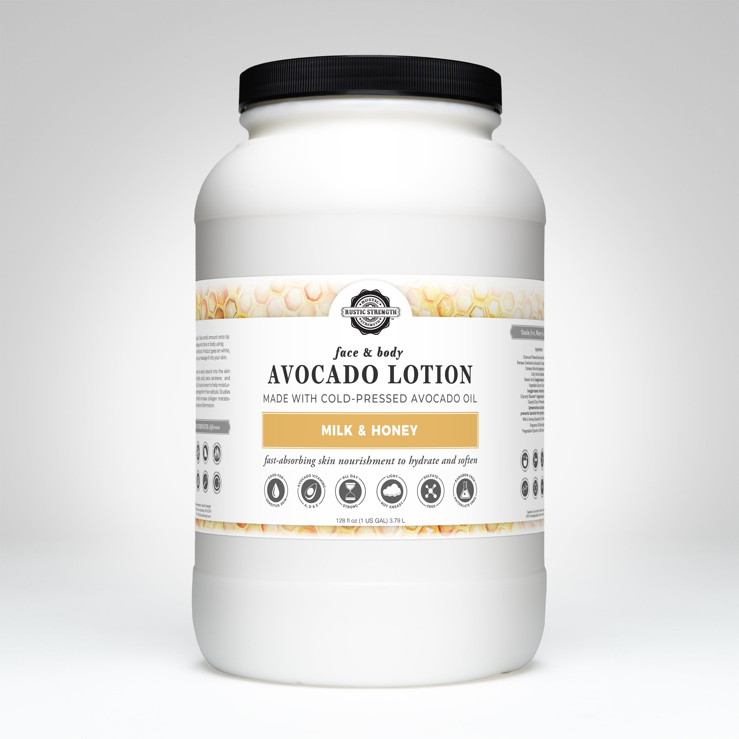 Avocado Lotion | Milk & Honey by Rustic Strength