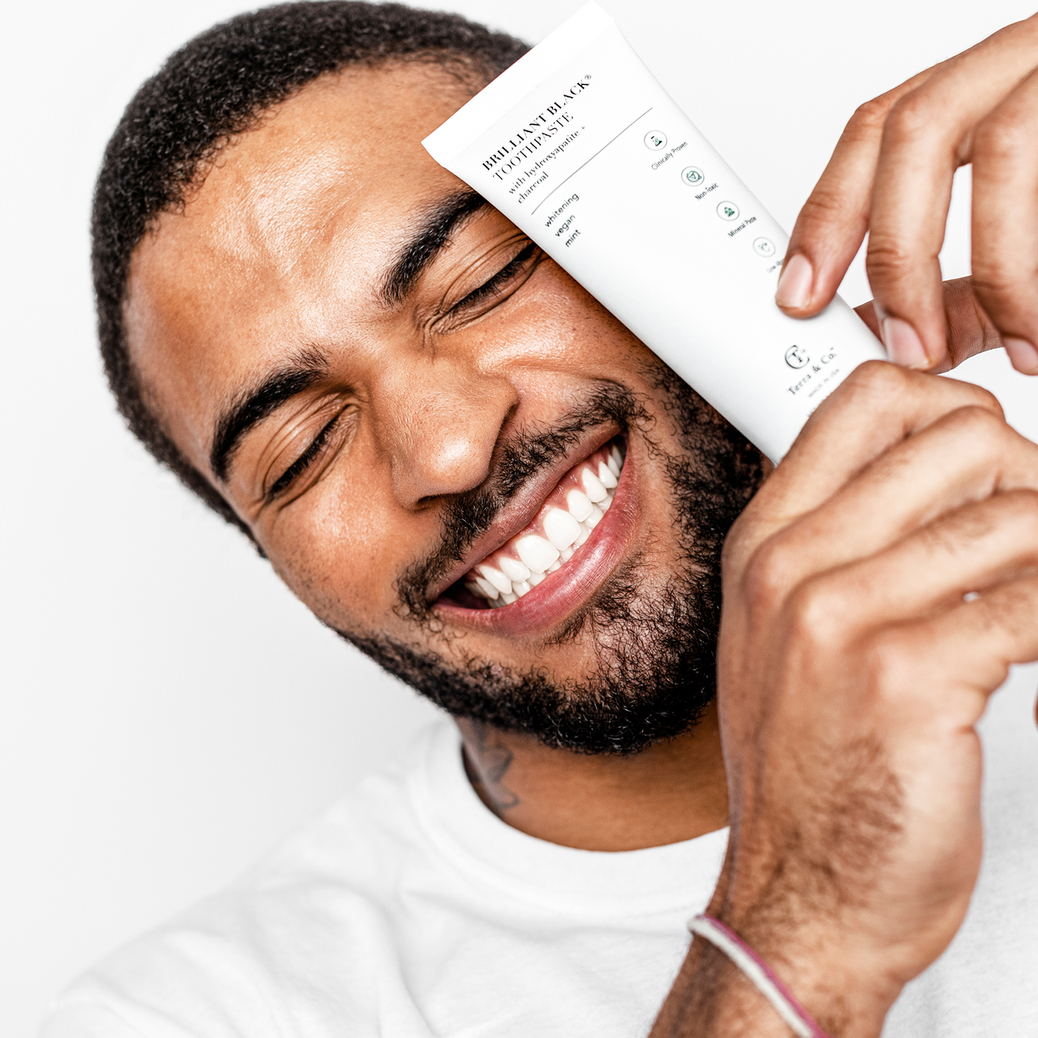 Brilliant Black® Toothpaste | Fluoride-Free Activated Charcoal Whitening by Terra & Co.