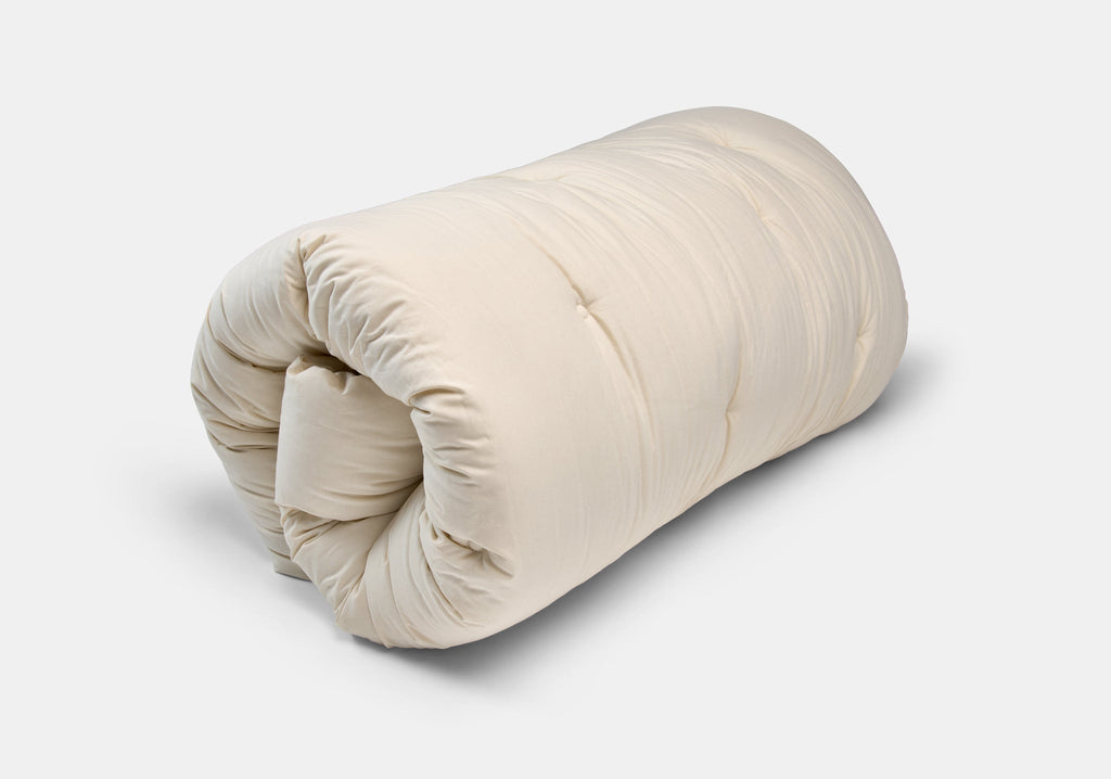 Natural Wool Mattress Topper by American Blossom Linens