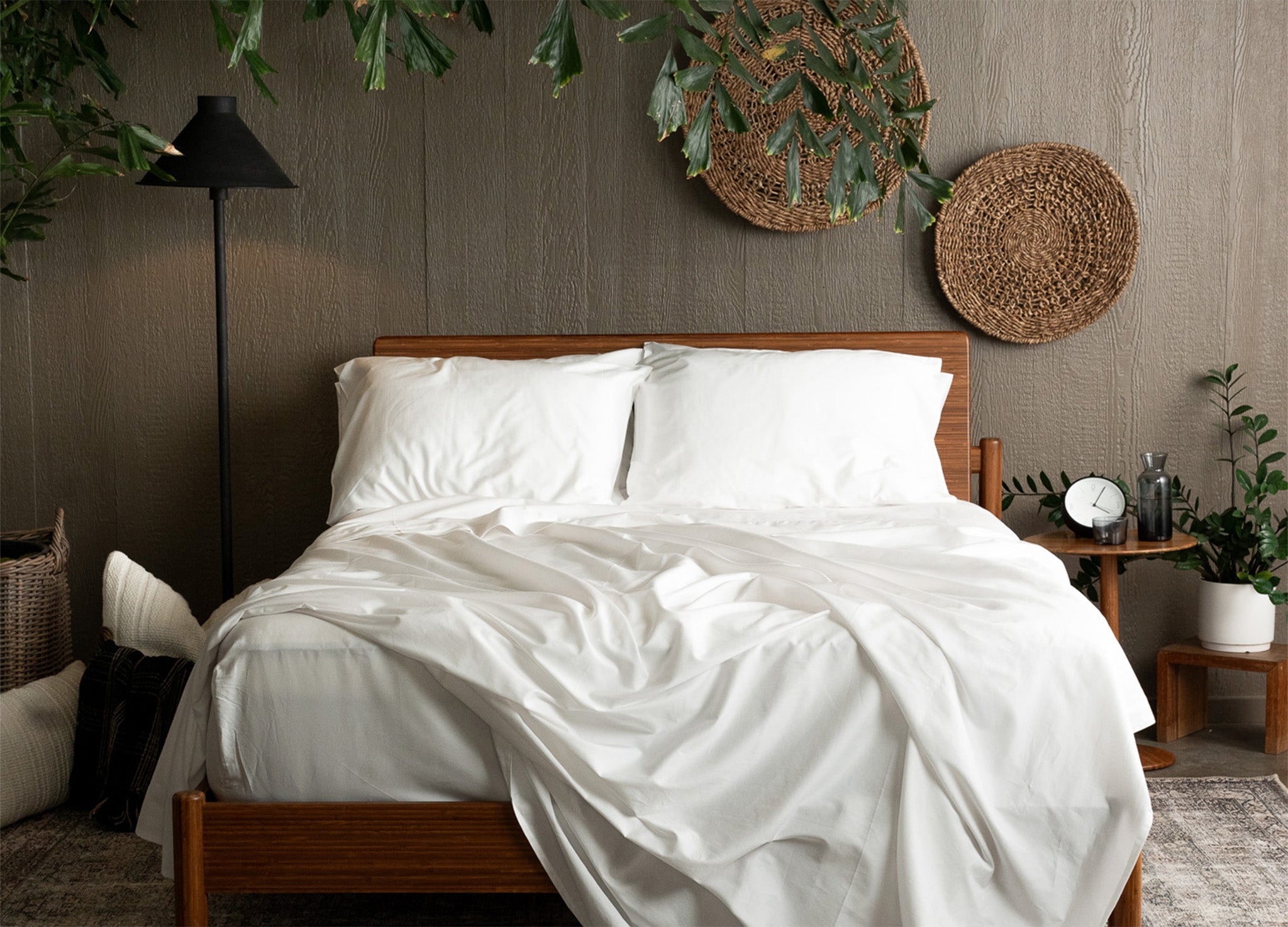 Sateen Organic Cotton Sheet Set + Pillowcases by Nest Bedding®