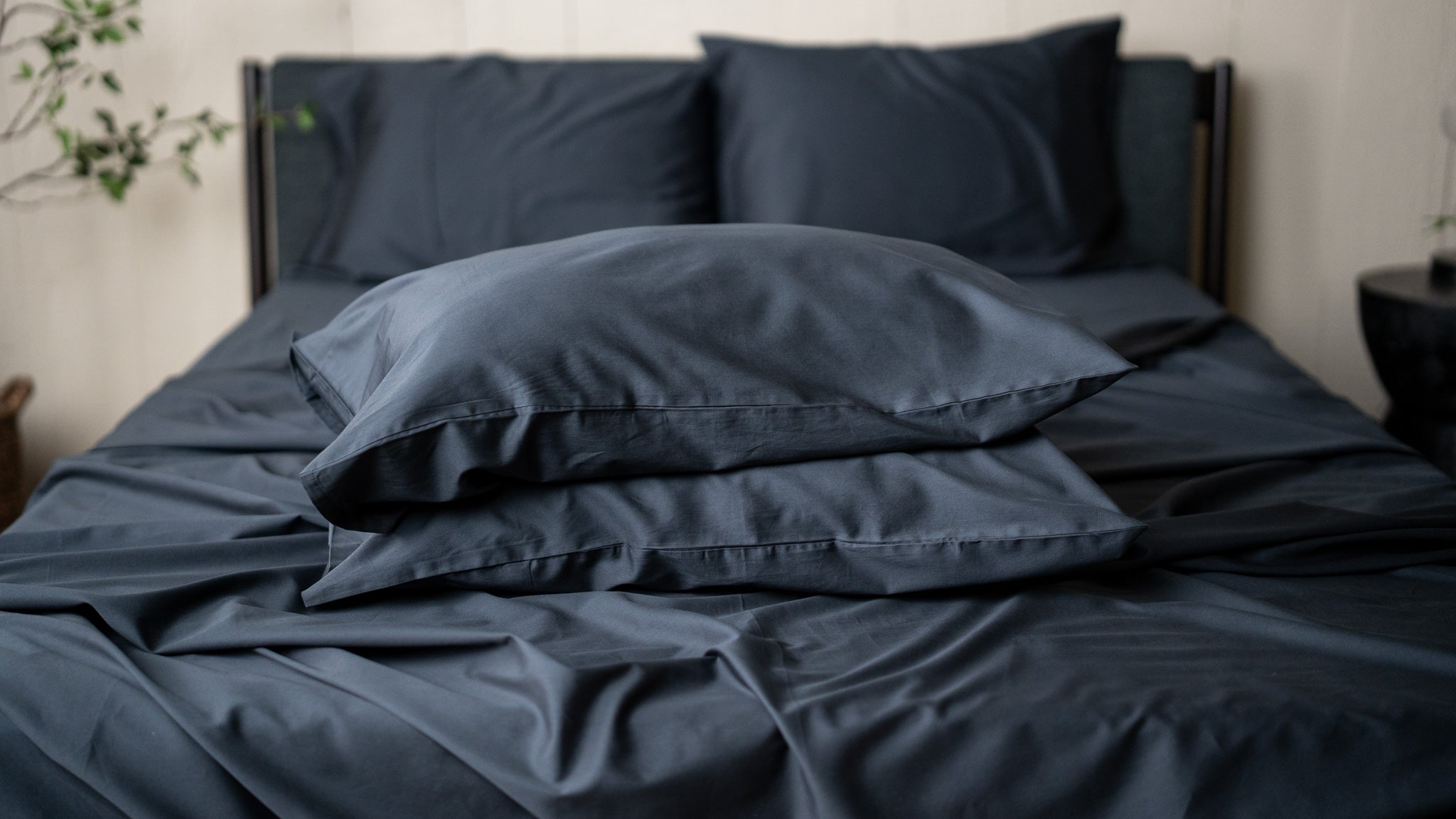 Sateen Organic Cotton Sheet Set + Pillowcases by Nest Bedding®