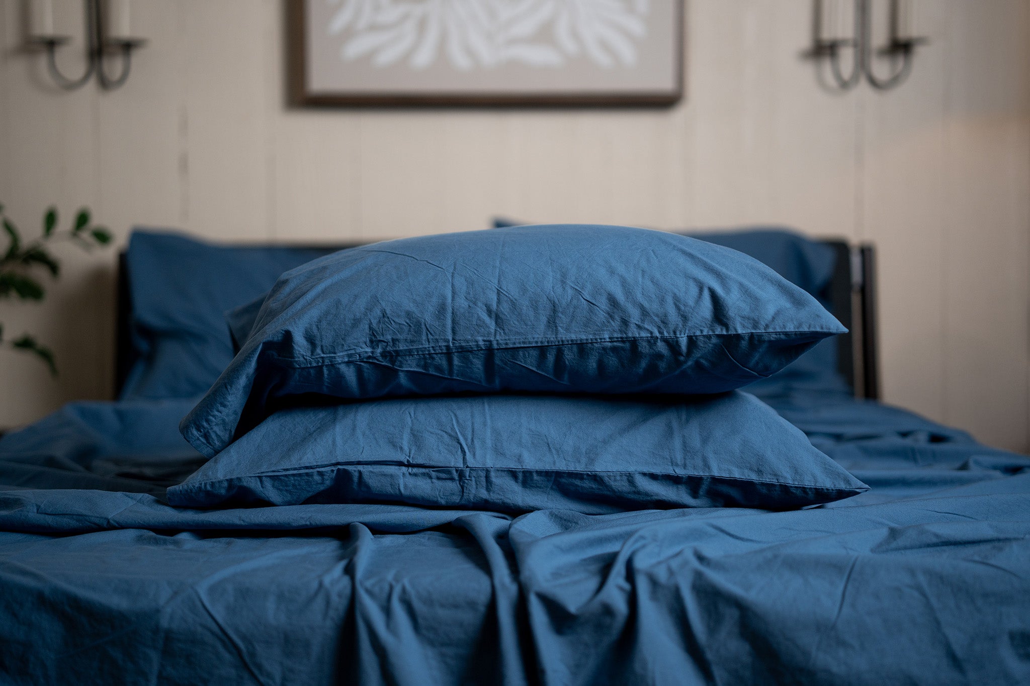 Crinkle Percale Organic Cotton Sheet Set + Pillowcases by Nest Bedding®