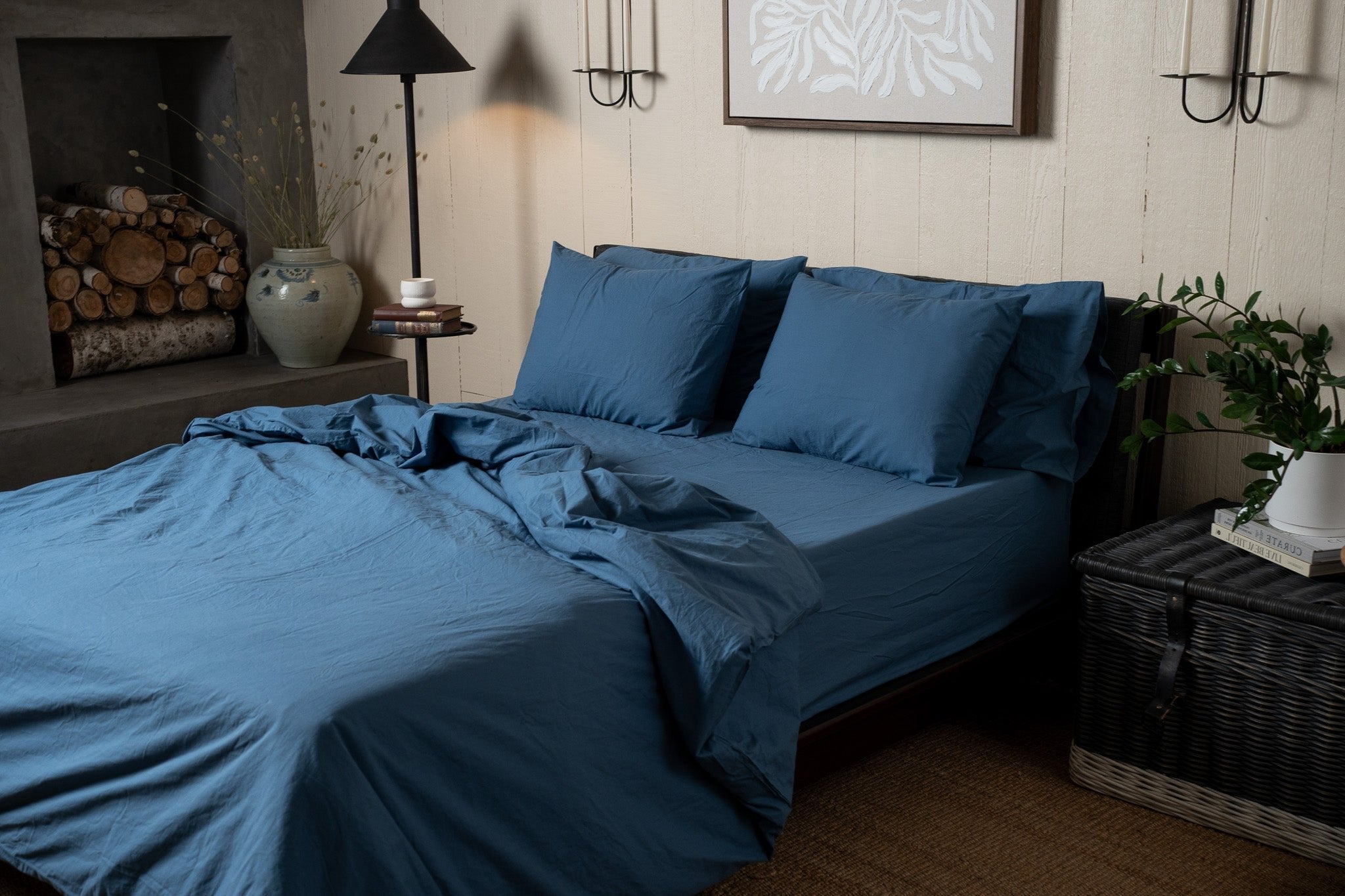 Crinkle Percale Organic Cotton Duvet Cover Set + Shams by Nest Bedding®