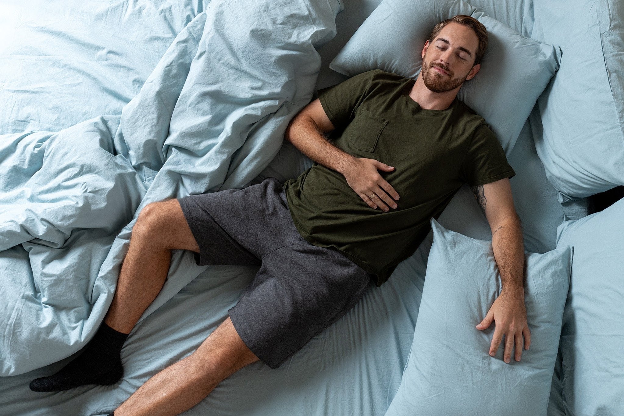 Crinkle Percale Organic Cotton Duvet Cover Set + Shams by Nest Bedding®