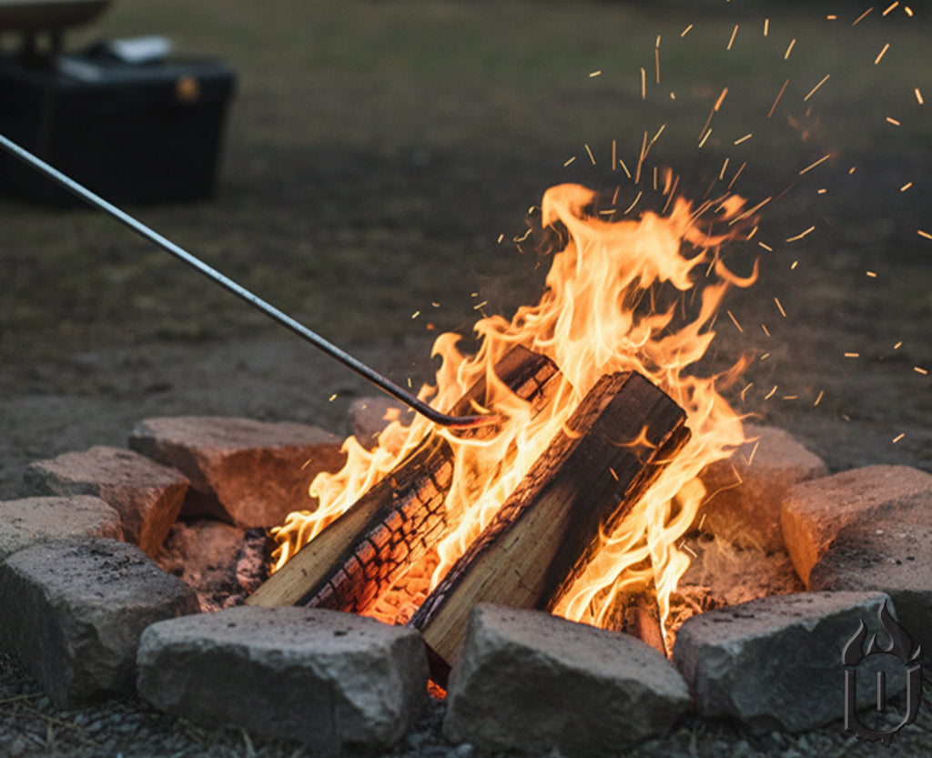 Hand-Forged Steel Fire Poker by Ohio Flame
