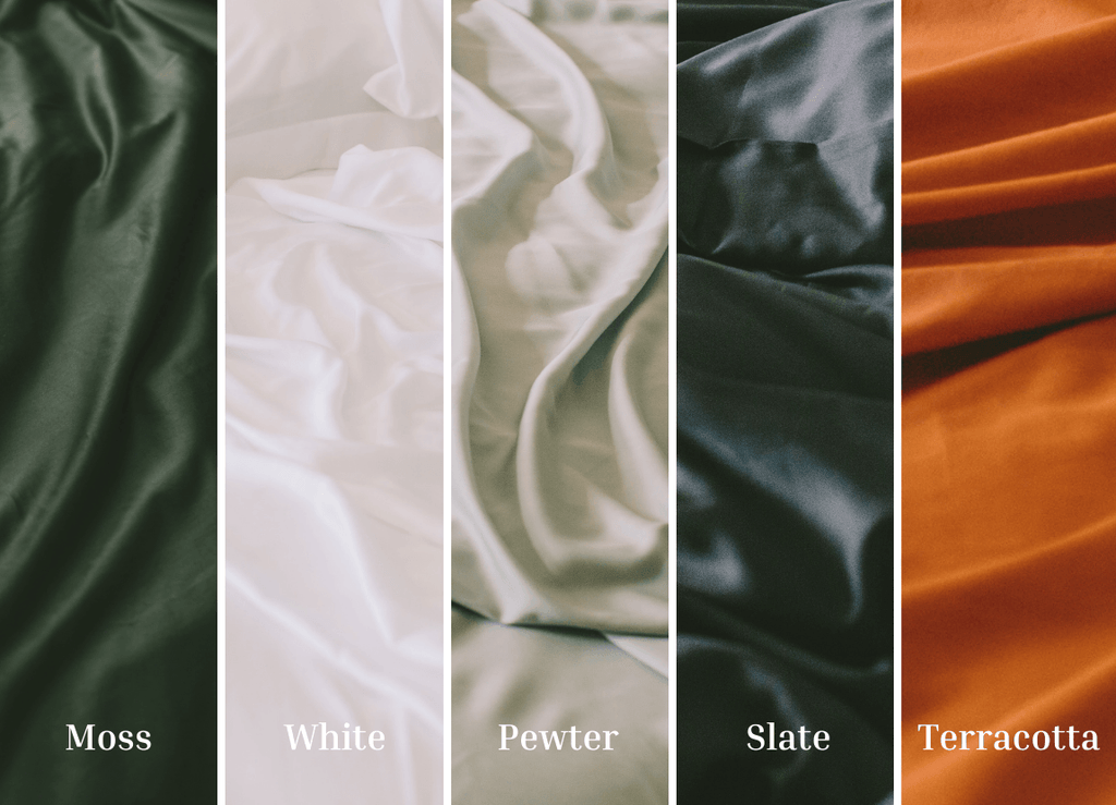 Sateen Organic Cotton Sheet Set + Pillowcases by Nest Bedding®