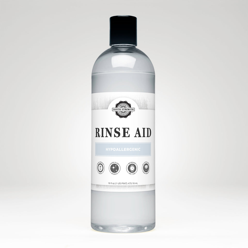 Rinse Aid for Automatic Dishwashers | Unscented by Rustic Strength