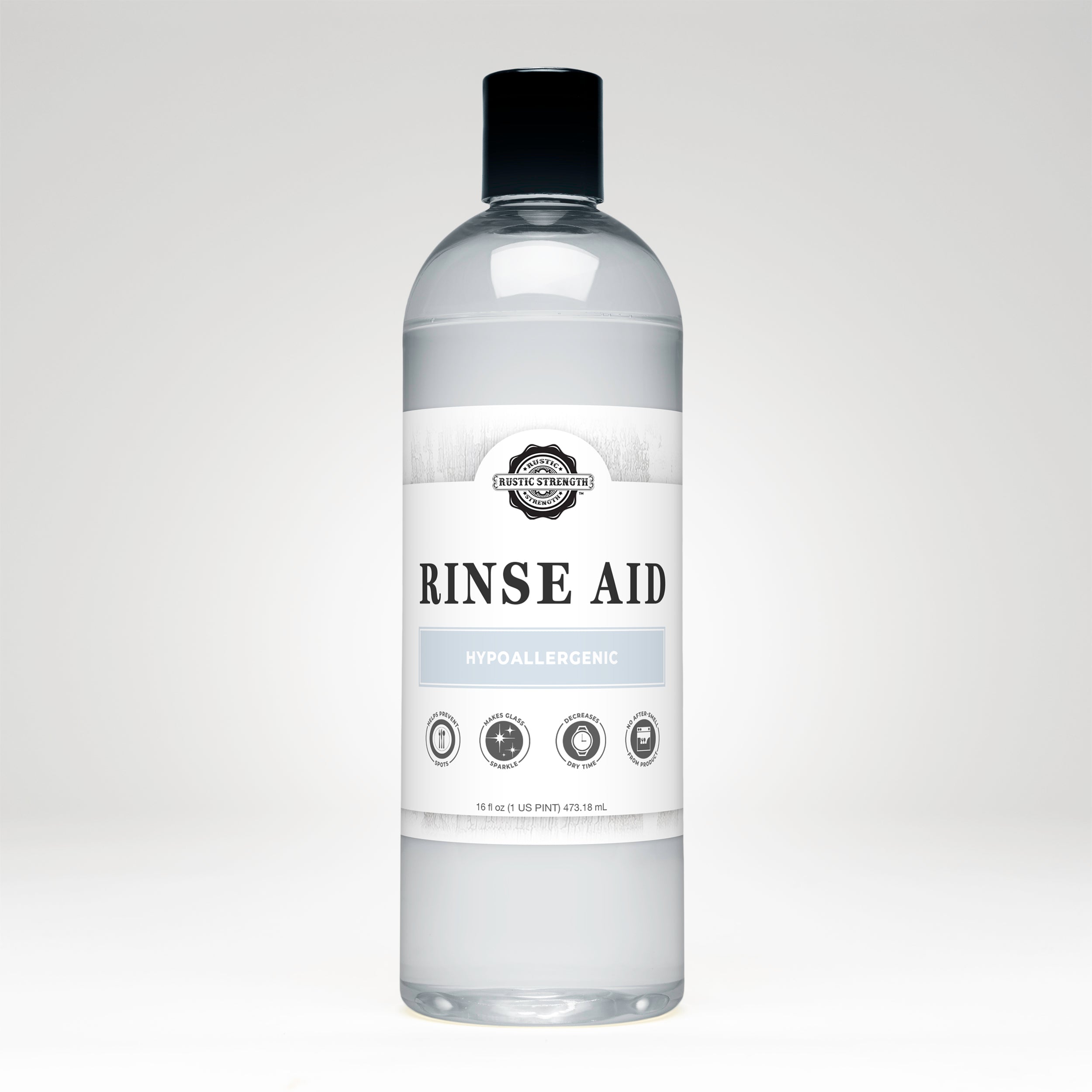 Rinse Aid for Automatic Dishwashers | Unscented by Rustic Strength