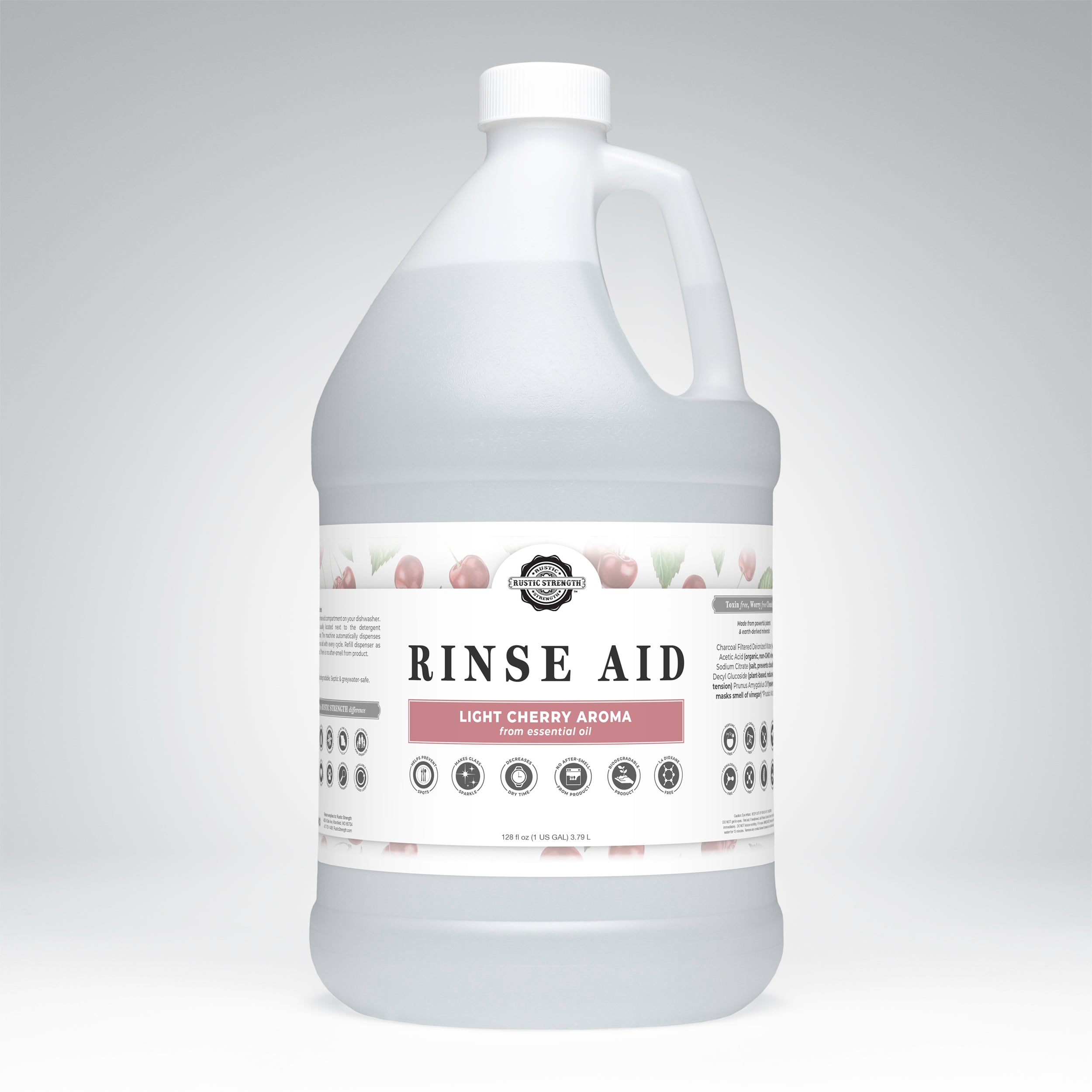 Rinse Aid for Automatic Dishwashers | Light Cherry  by Rustic Strength