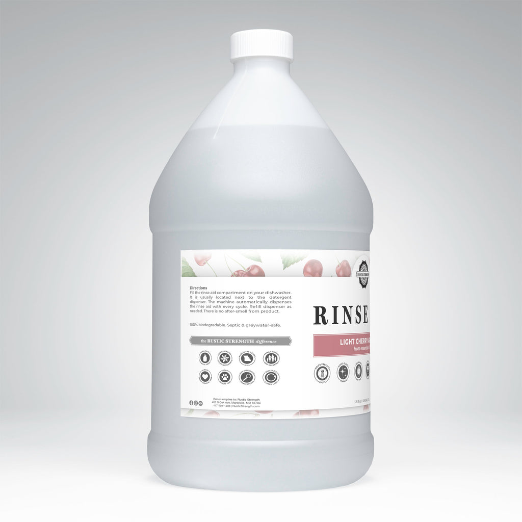 Rinse Aid for Automatic Dishwashers | Light Cherry  by Rustic Strength