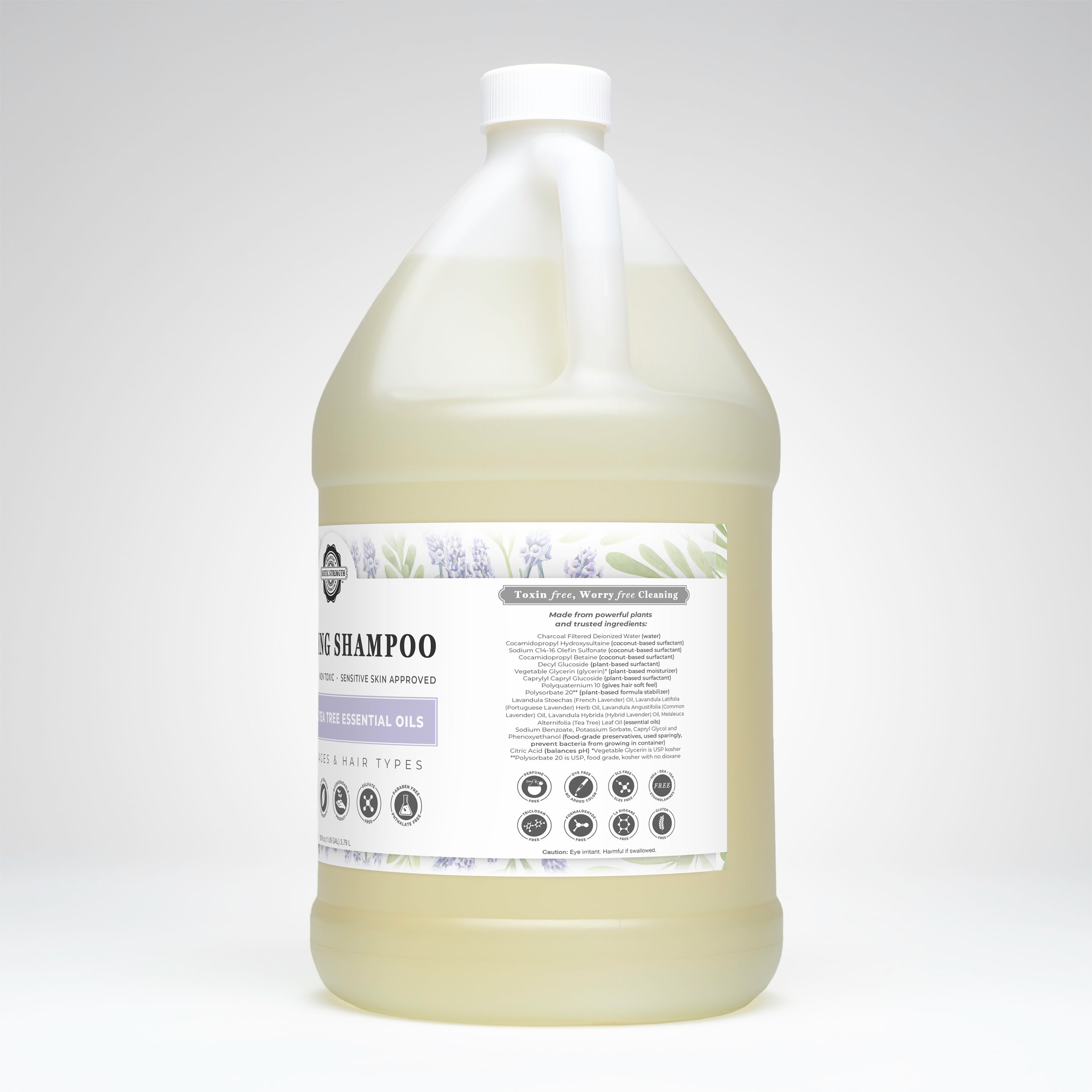 Soothing Shampoo | Lavender & Tea Tree  by Rustic Strength