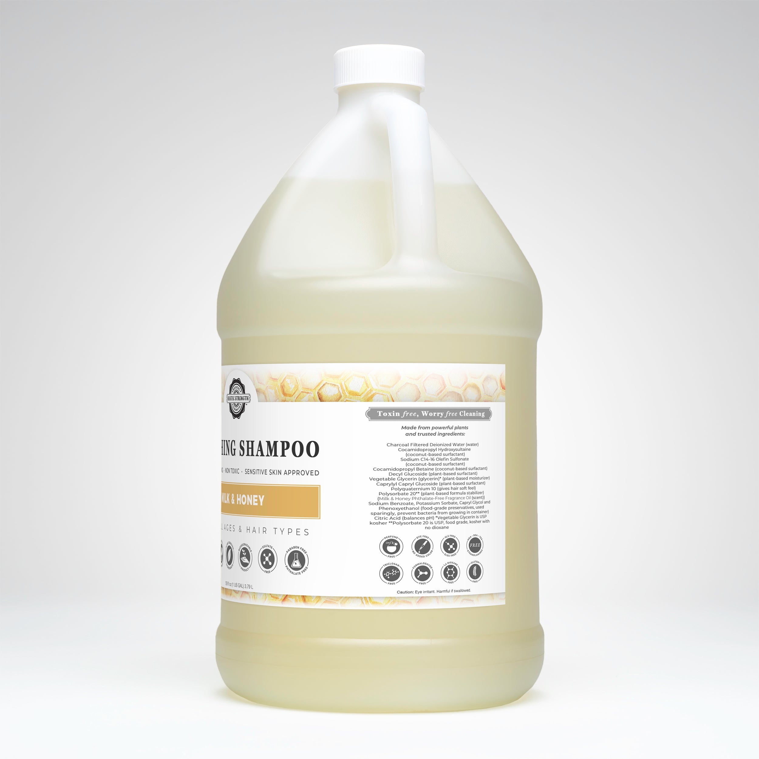 Soothing Shampoo | Milk & Honey by Rustic Strength