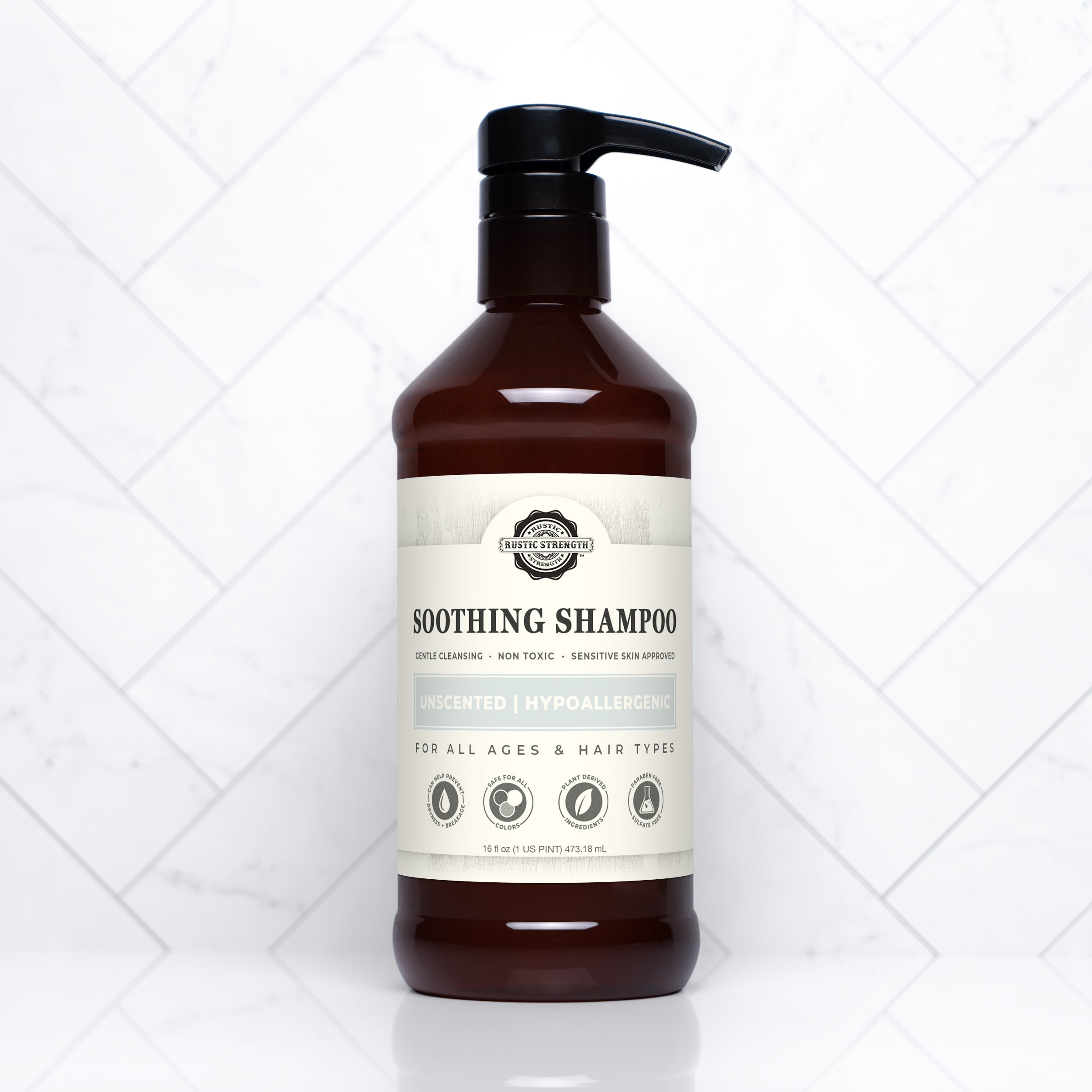 Soothing Shampoo | Unscented  by Rustic Strength