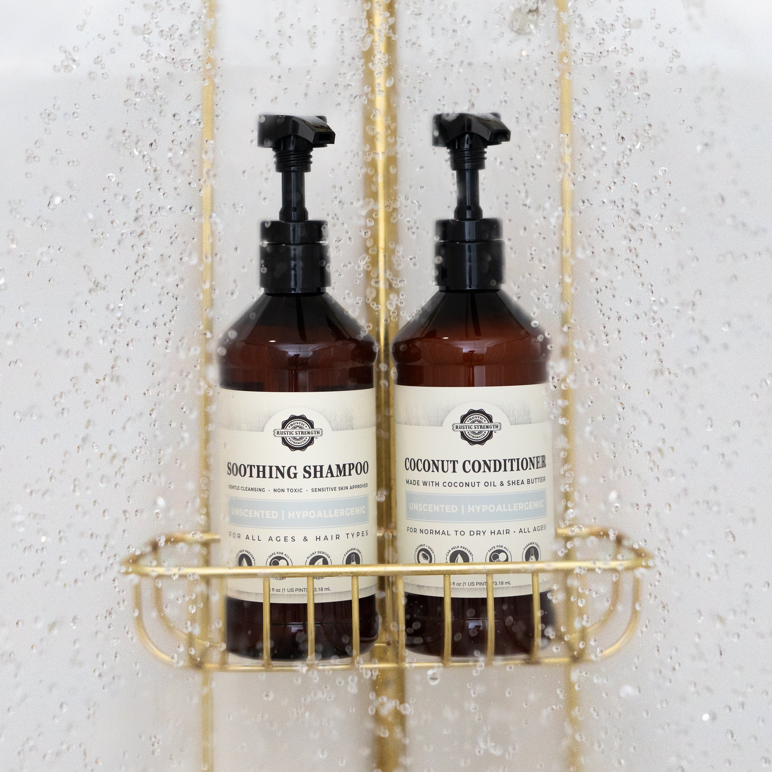 Soothing Shampoo | Rosemary & Mint  by Rustic Strength