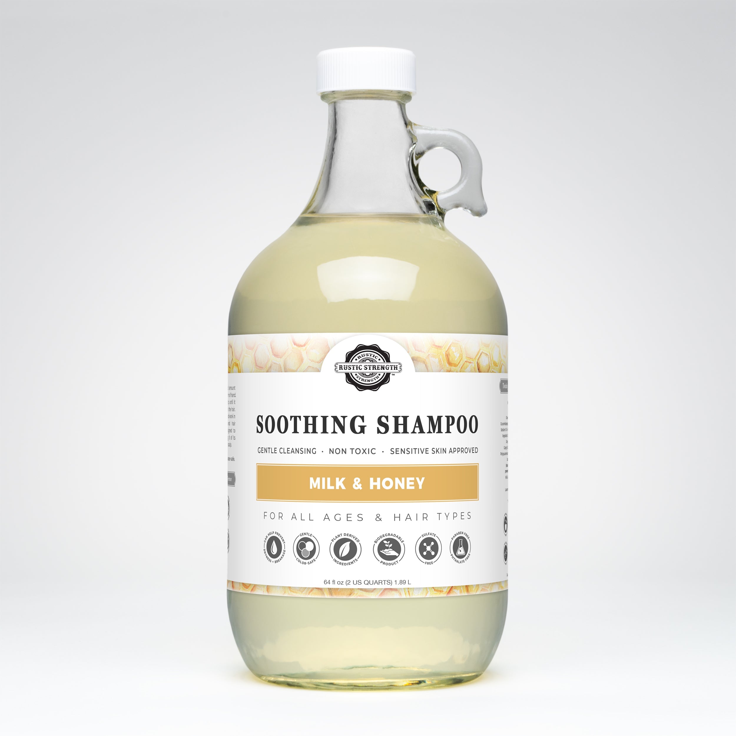 Soothing Shampoo | Milk & Honey by Rustic Strength