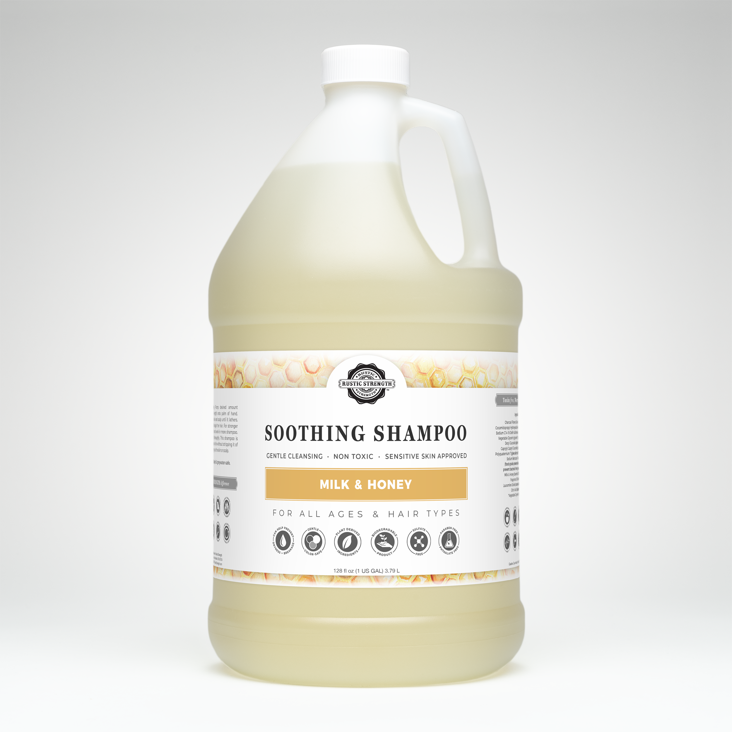 Soothing Shampoo | Milk & Honey by Rustic Strength