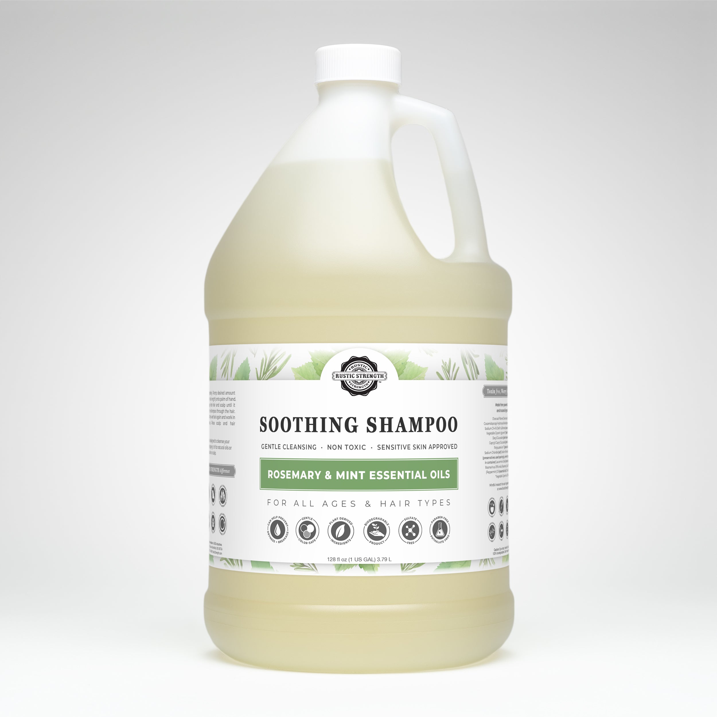 Soothing Shampoo | Rosemary & Mint  by Rustic Strength
