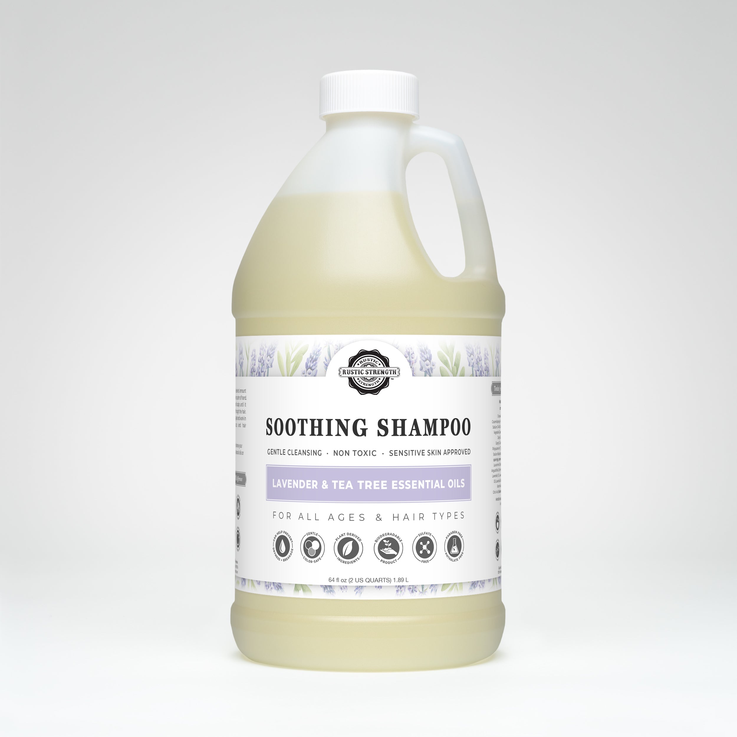 Soothing Shampoo | Lavender & Tea Tree  by Rustic Strength